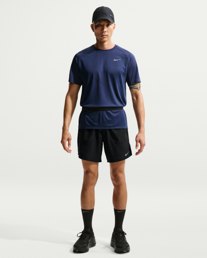 Nike Stride Men's Dri-FIT 18cm (approx.) Briefs-Lined Running Shorts - Black - View 1