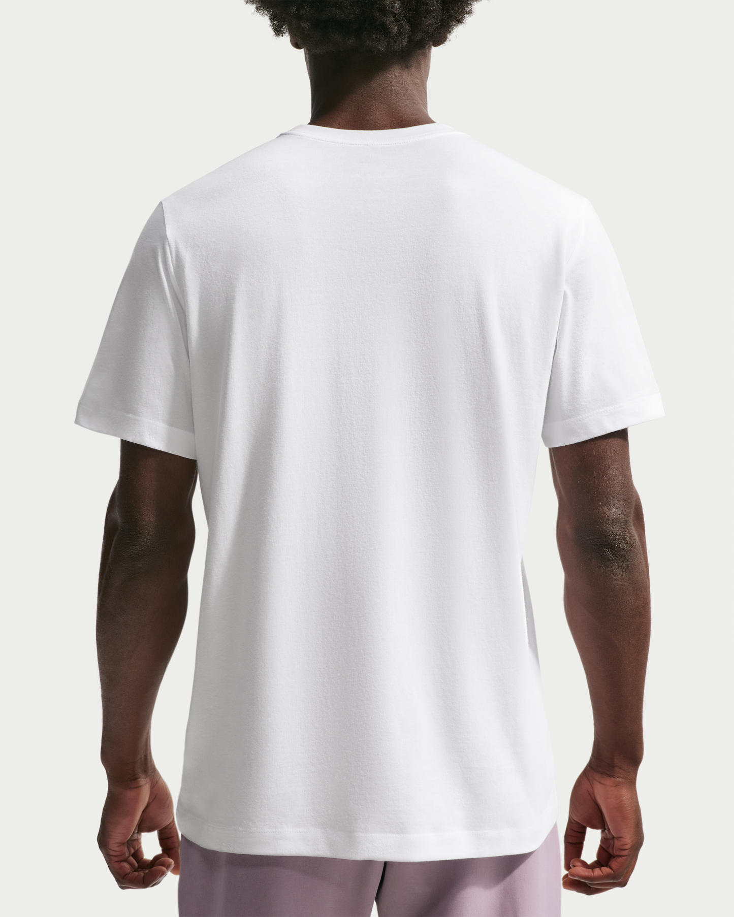 Nike Pro Men's Dri-FIT T-Shirt - White/Black - View 2