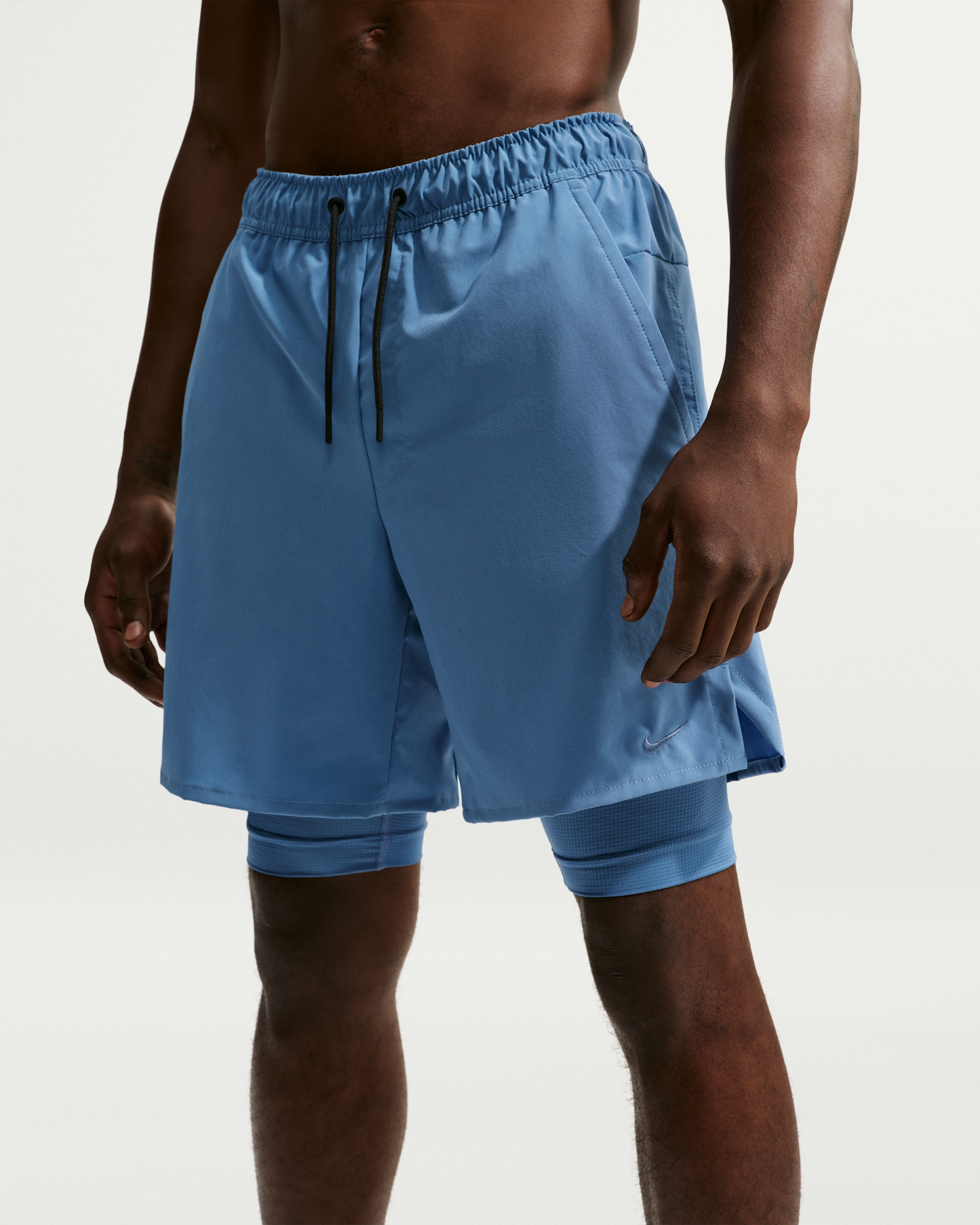 Nike Unlimited Men's Dri-FIT 18cm (approx.) 2-in-1 Versatile Shorts - Indigo Storm/Indigo Storm/Black/Indigo Storm - View 2