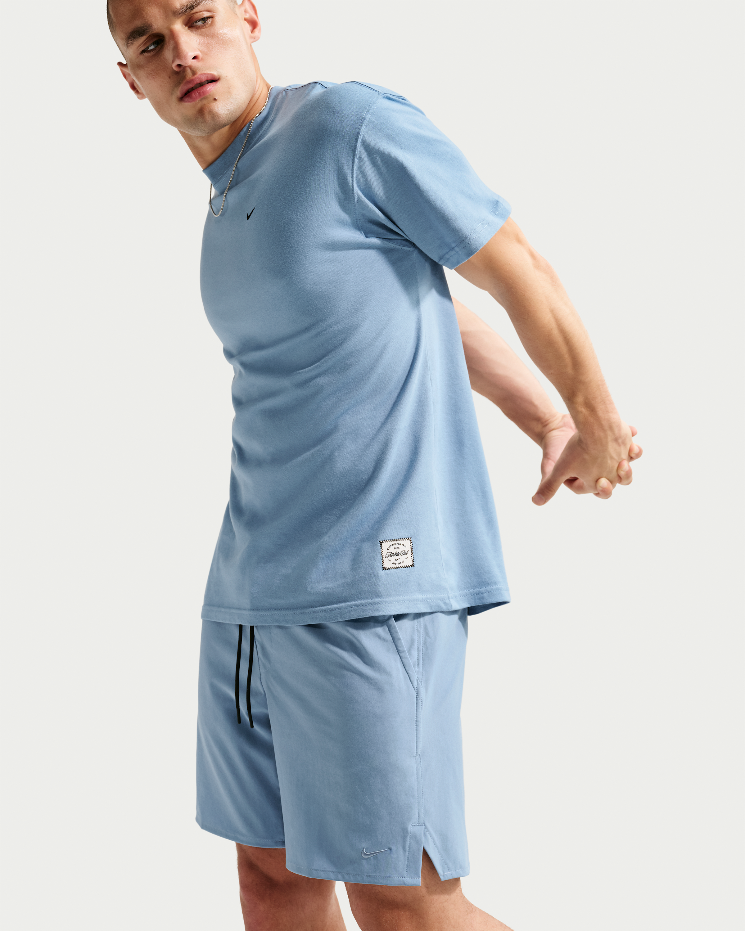 Nike Unlimited Men's Dri-FIT 18cm (approx.) Unlined Versatile Shorts - Work Blue/Black/Work Blue - View 4