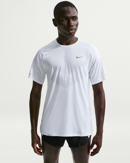 Nike Stride Men's Dri-FIT ADV Short-Sleeve Running Top - White - View 1