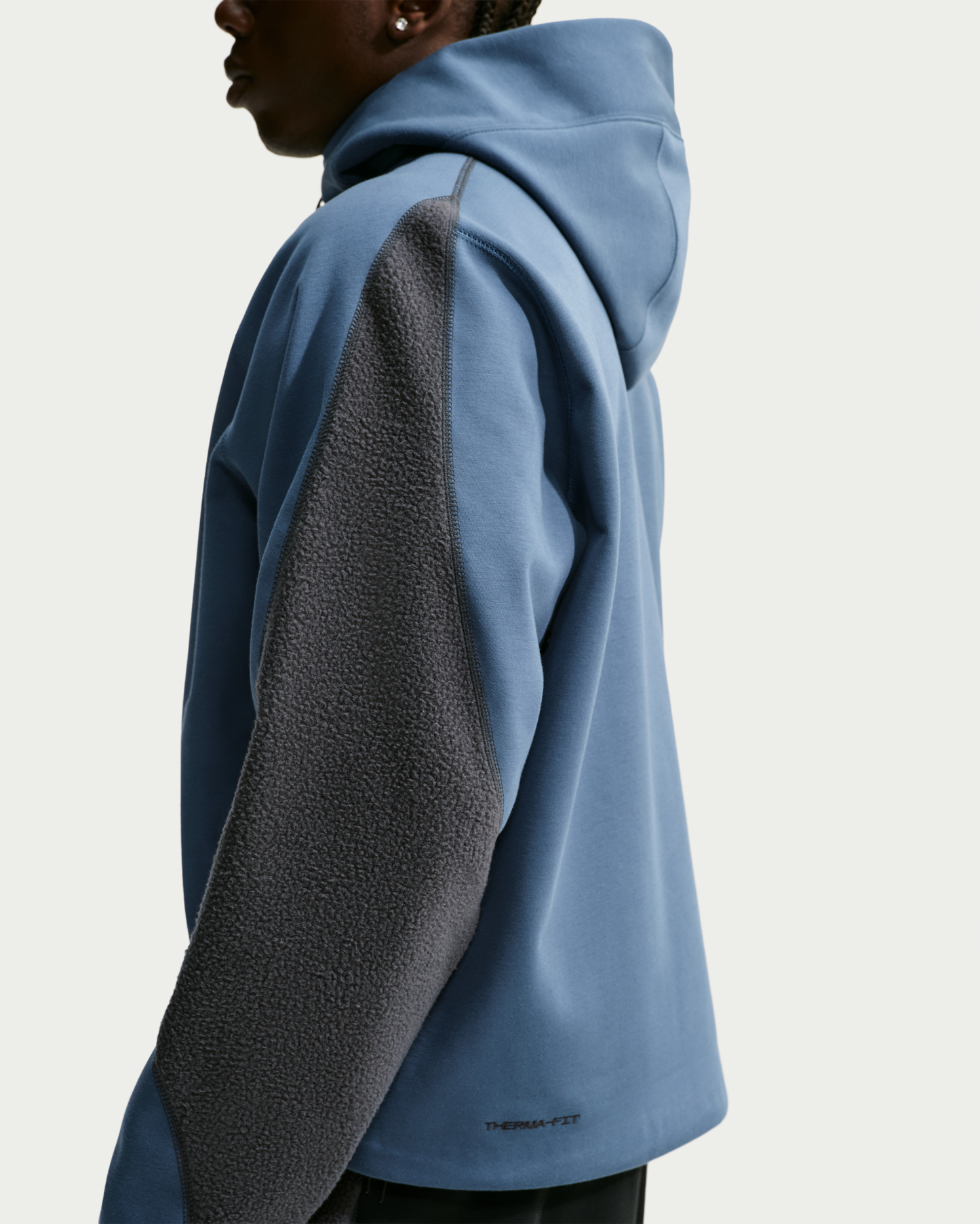 Nike Tech Boreas Men's Therma-FIT Full-Zip Hoodie - New Slate/Anthracite/Black - View 2
