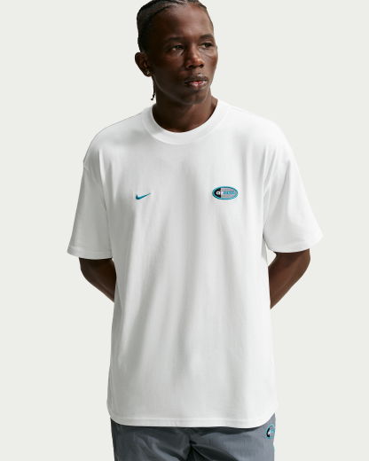 Nike Sportswear Men's T-Shirt - Summit White/Dusty Cactus - View 1
