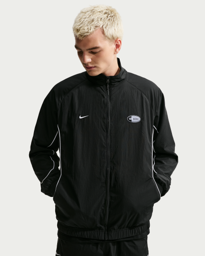 Nike Air Max 95 Men's Woven Jacket - Black/Black/Black/Cool Grey - View 1