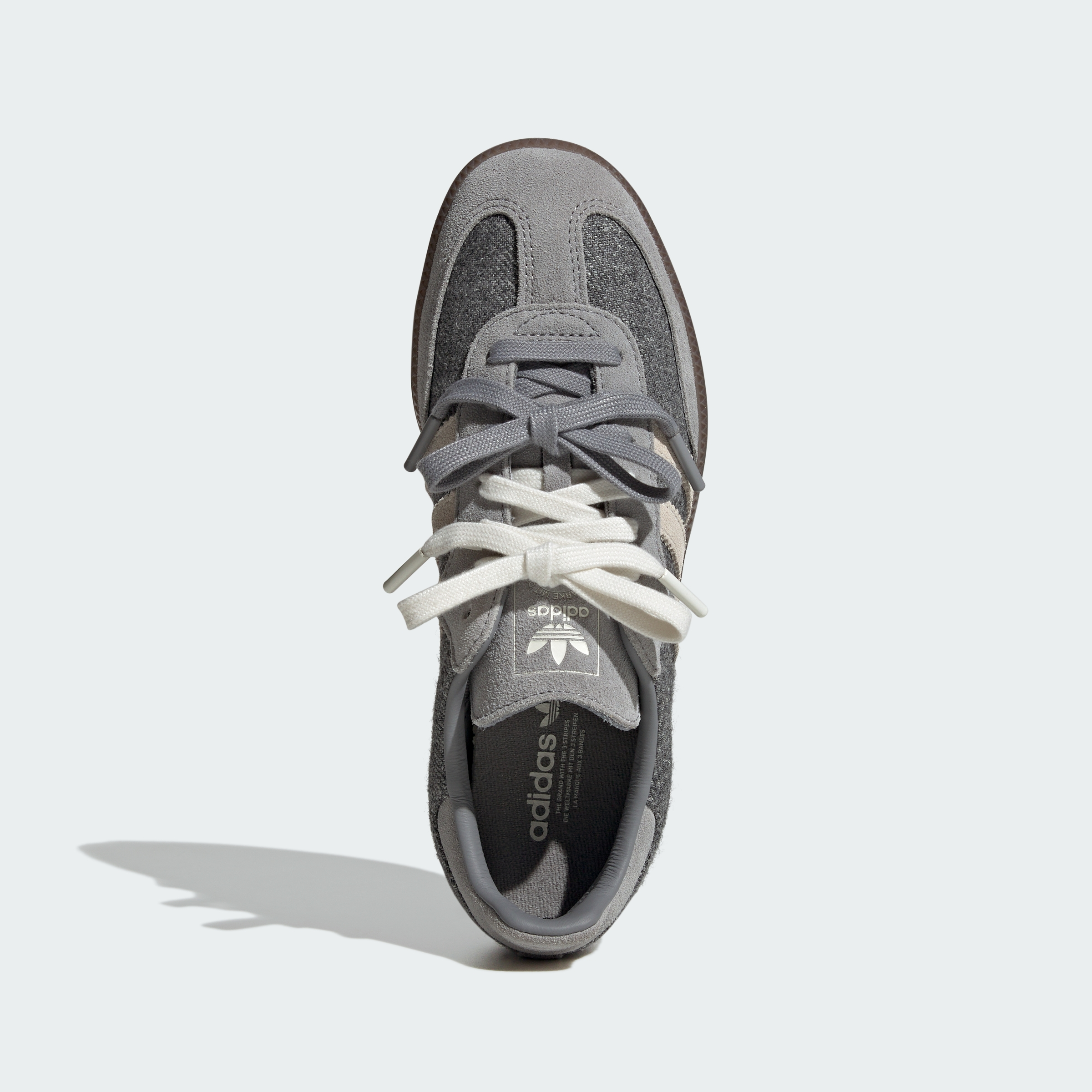 adidas MOLLY-MAE SAMBA SLATE - Grey Three / Off White / Gum - View 4