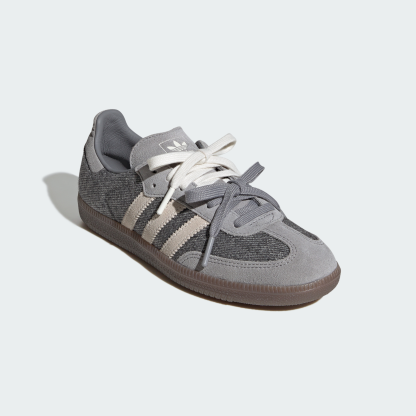 adidas MOLLY-MAE SAMBA SLATE - Grey Three / Off White / Gum - View 6