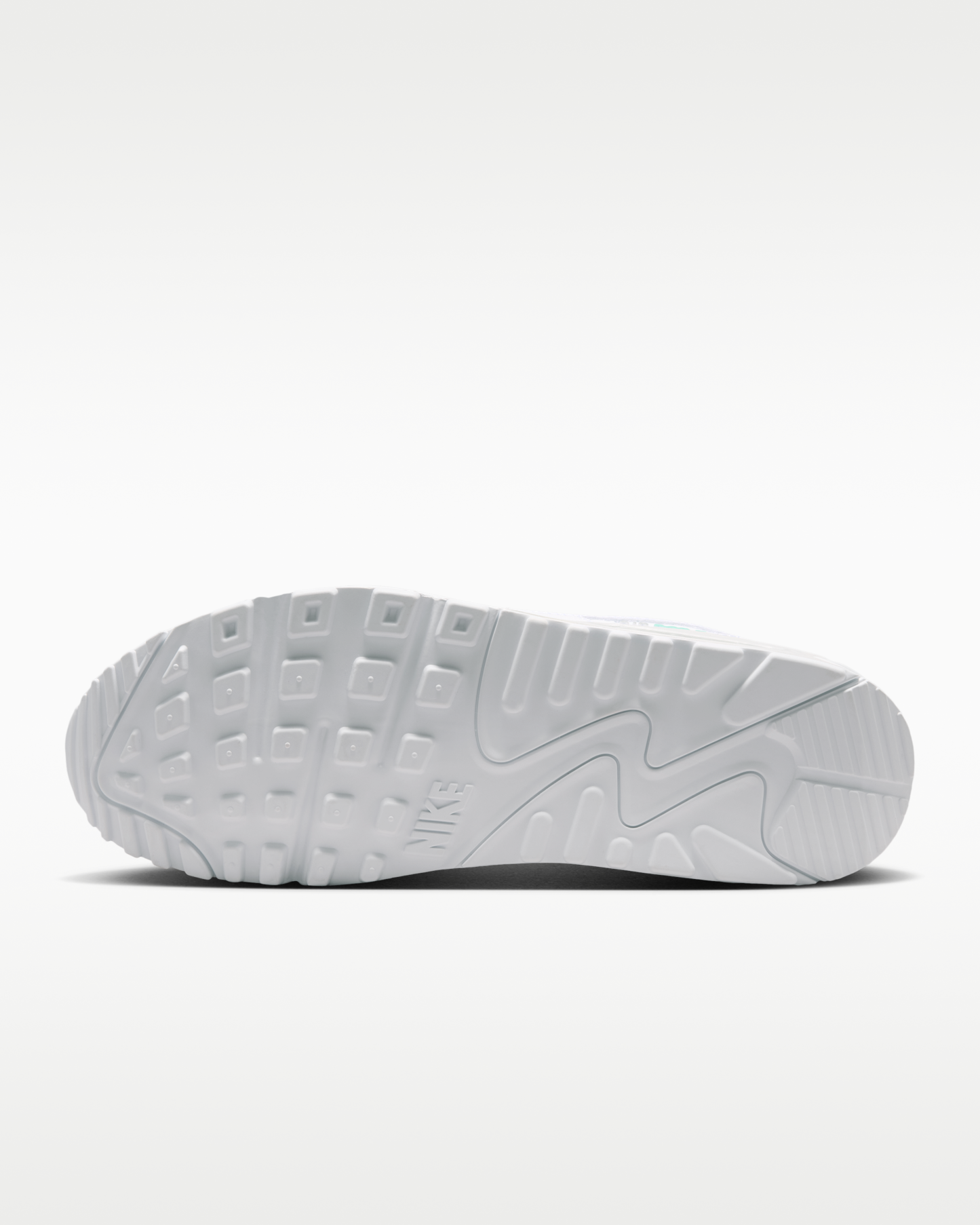 Nike Air Max 90 Men's Shoes - White/Hyper Turquoise/Photon Dust - View 2