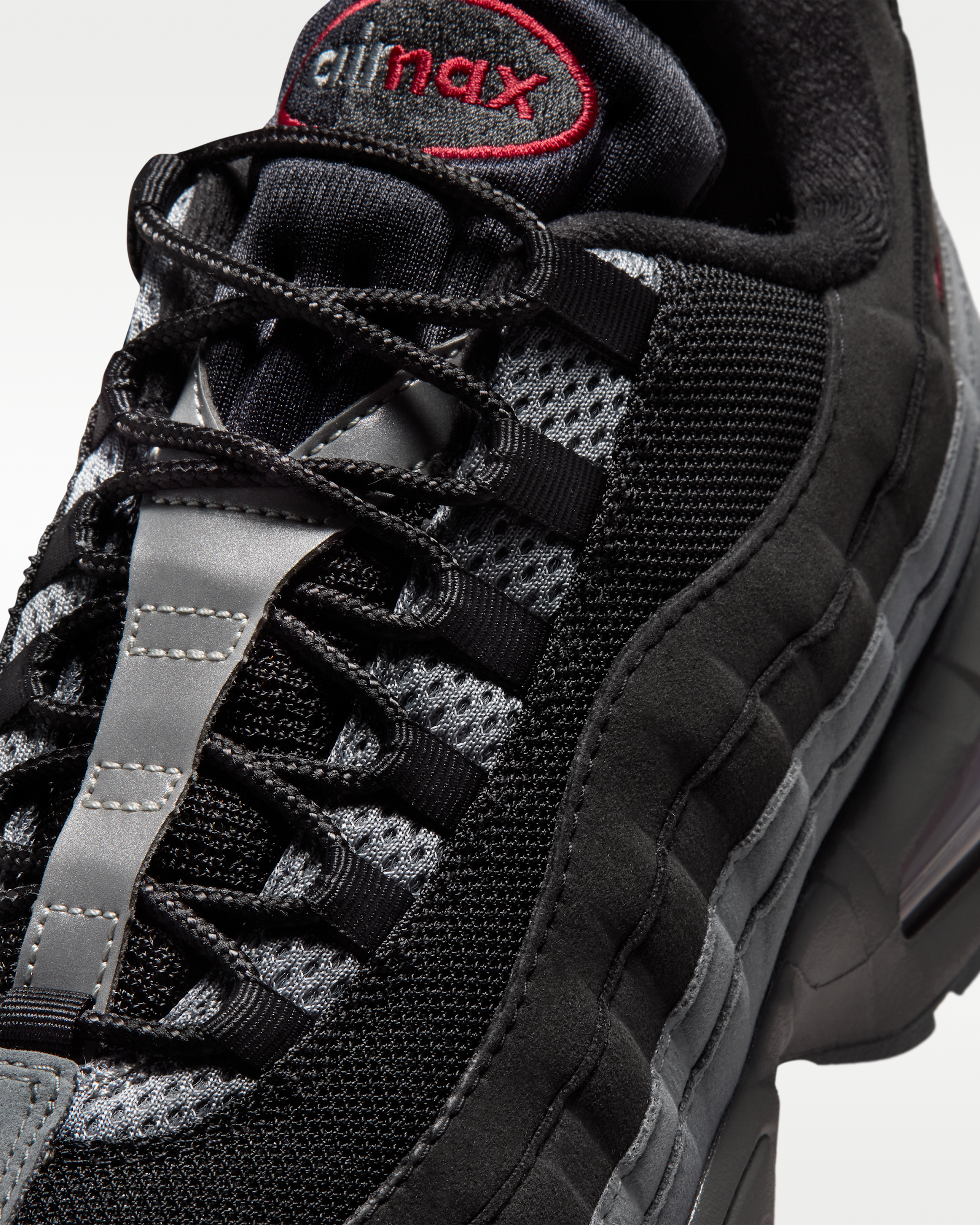 Nike Air Max 95 Big Bubble 'OG' Men's Shoes - Black/Smoke Grey/Dark Smoke Grey/Tough Red - View 7