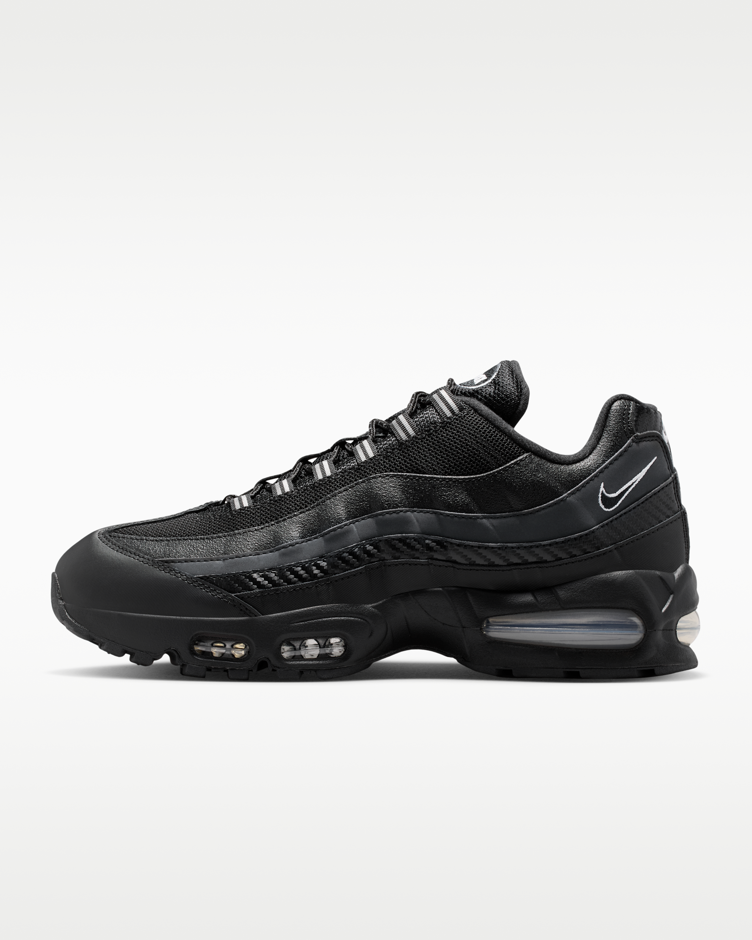 Nike Air Max 95 Big Bubble Men's Shoes - Black/Metallic Silver/Cool Grey/White - View 1