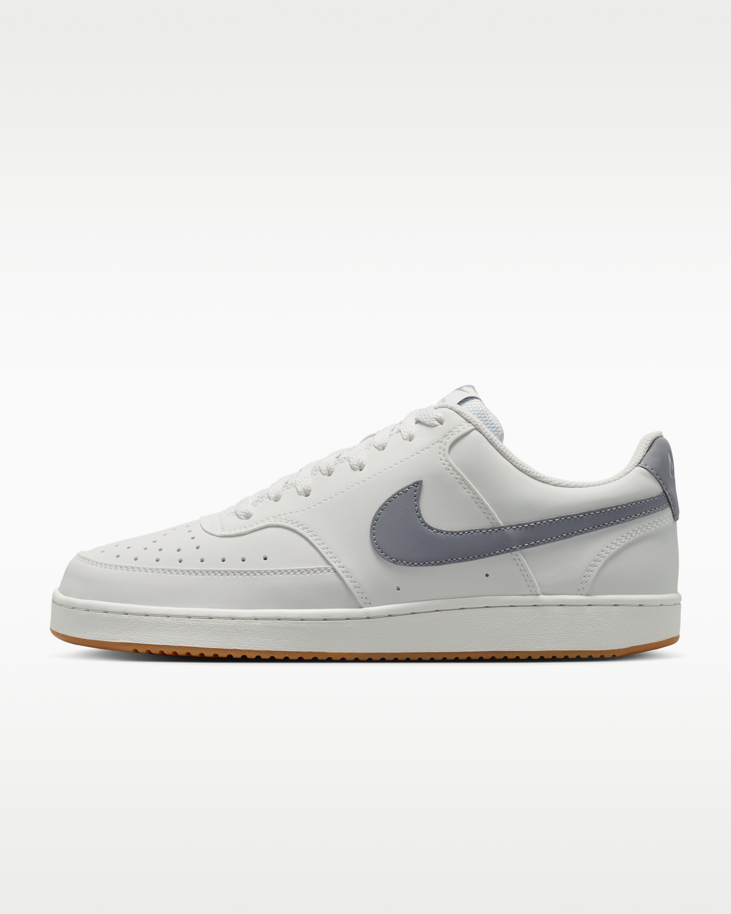 Nike Court Vision Low Men's Shoes - Off-White/Gum Medium Brown/Stealth - View 1