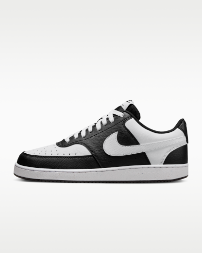 Nike Court Vision Low Men's Shoes - Black/White - View 1