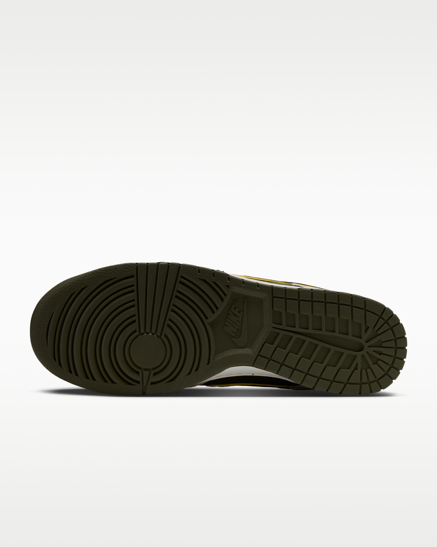 Nike Dunk Low Retro Men's Shoes - Summit White/Yellow Ochre/Cargo Khaki - View 2