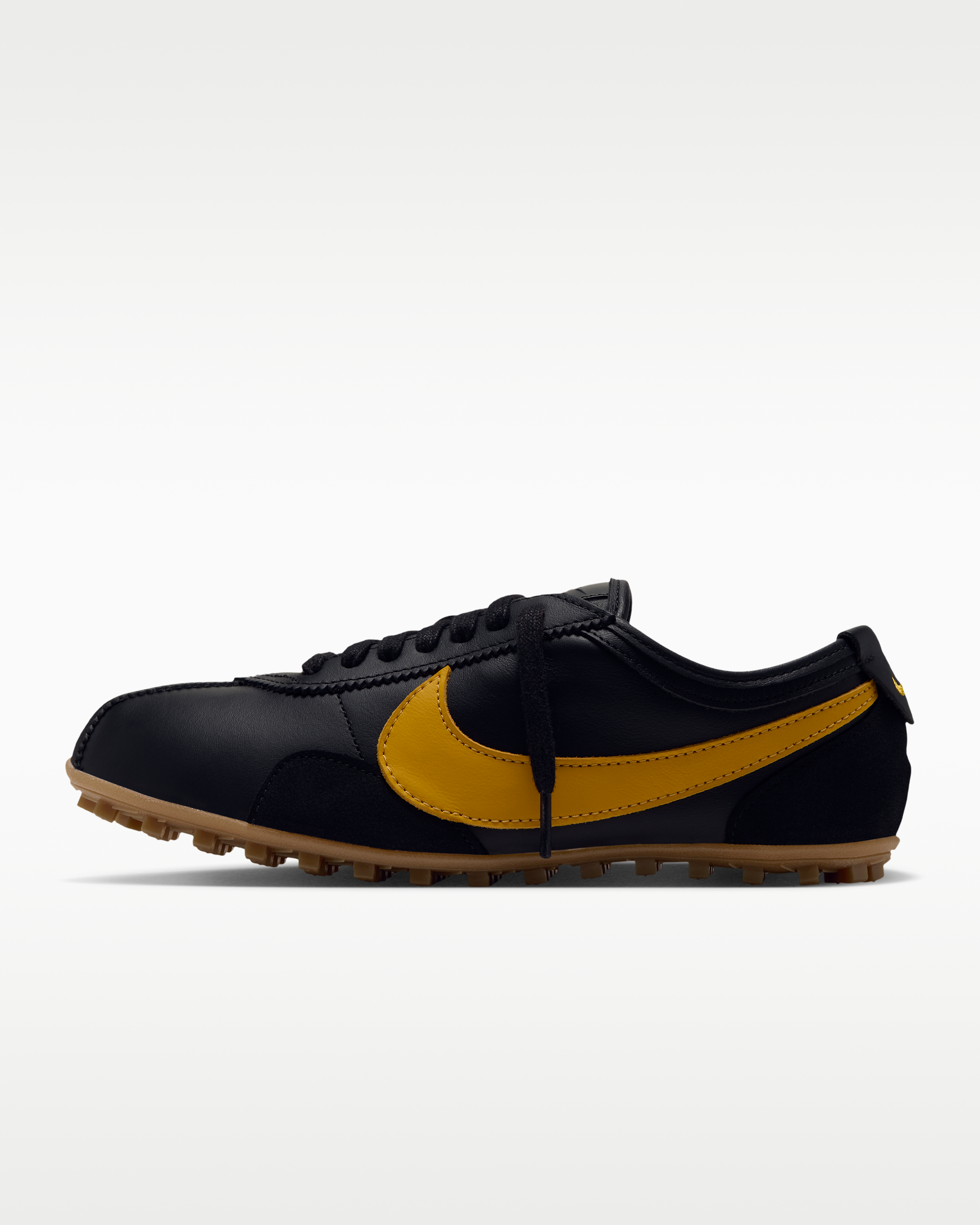Nike Moon Shoe OG Leather Women's Shoes - Black/Gum Light Brown/Pale Ivory/Yellow Ochre - View 1