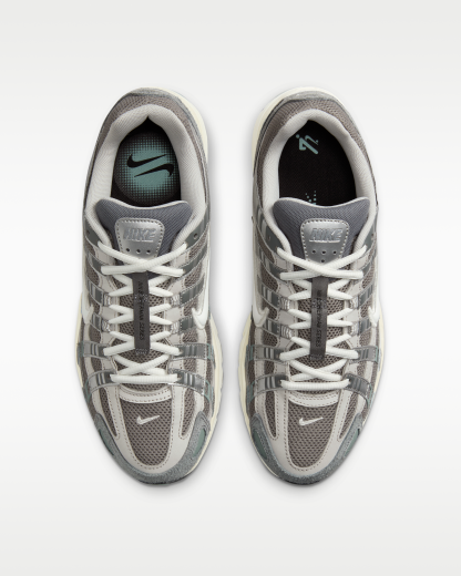 Nike P-6000 Shoes - Flat Pewter/Light Iron Ore/Metallic Silver/White - View 4