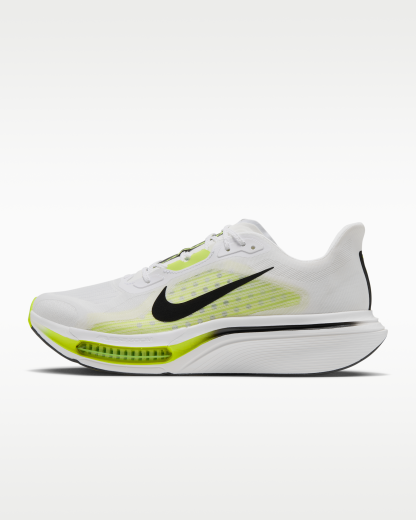 Nike Pegasus Plus 2 Men's Road-Running Shoes - White/Lemon Venom/Black - View 1
