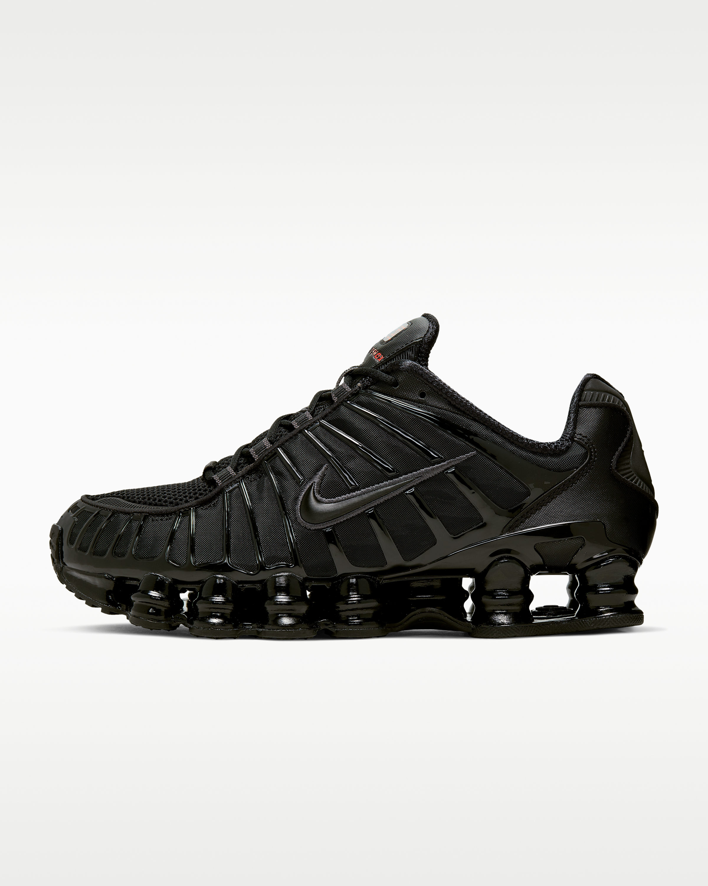 Nike Shox TL Men's Shoes - Black/Metallic Hematite/Max Orange/Black - View 1