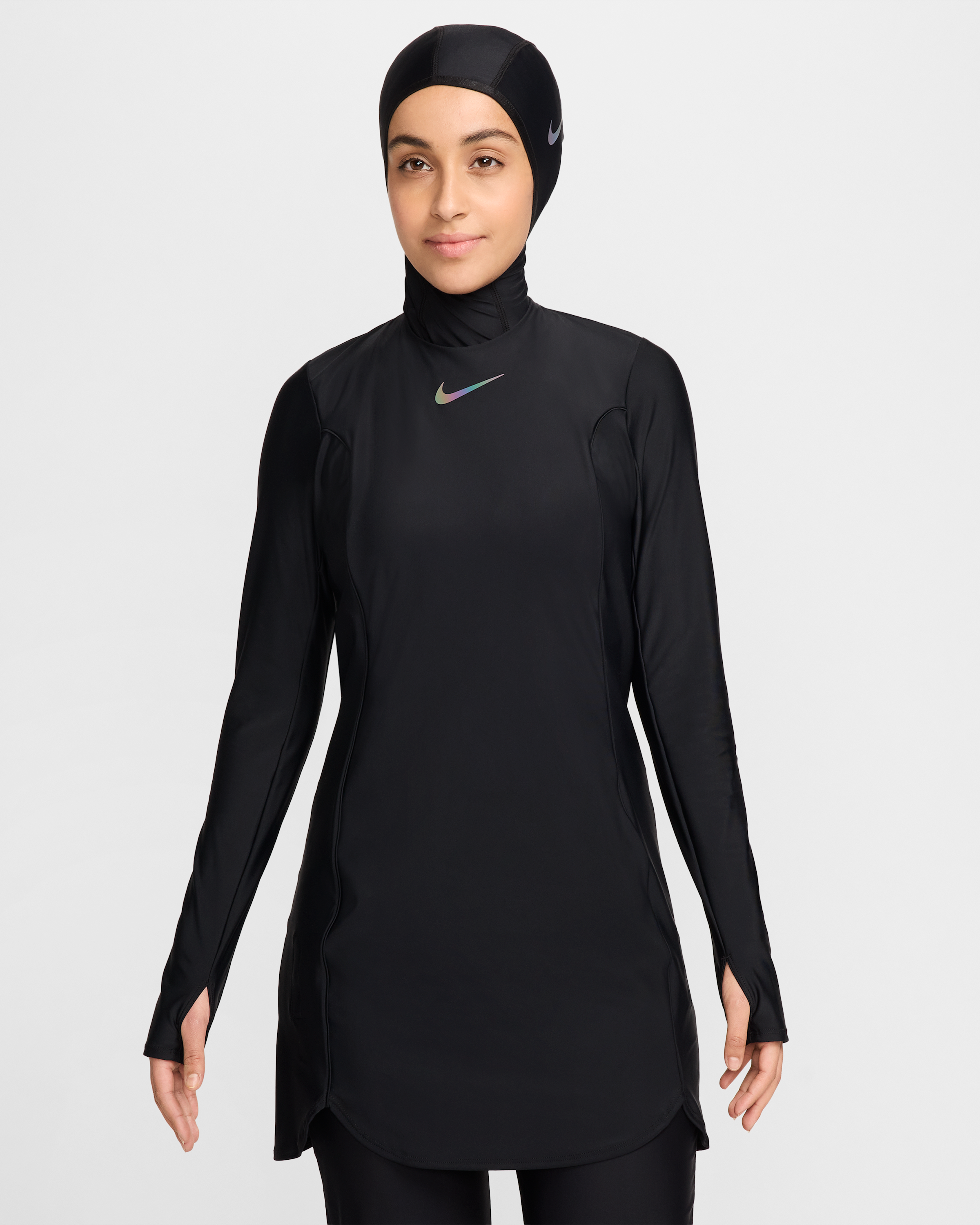 Nike Swim Victory Women's Full-Coverage Dress - Black/Black - View 1