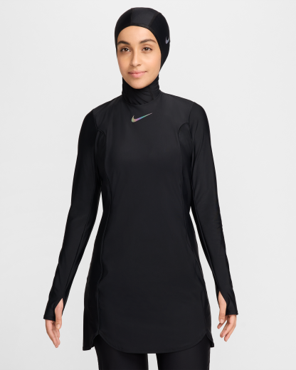 Nike Swim Victory Women's Full-Coverage Dress - Black/Black - View 1