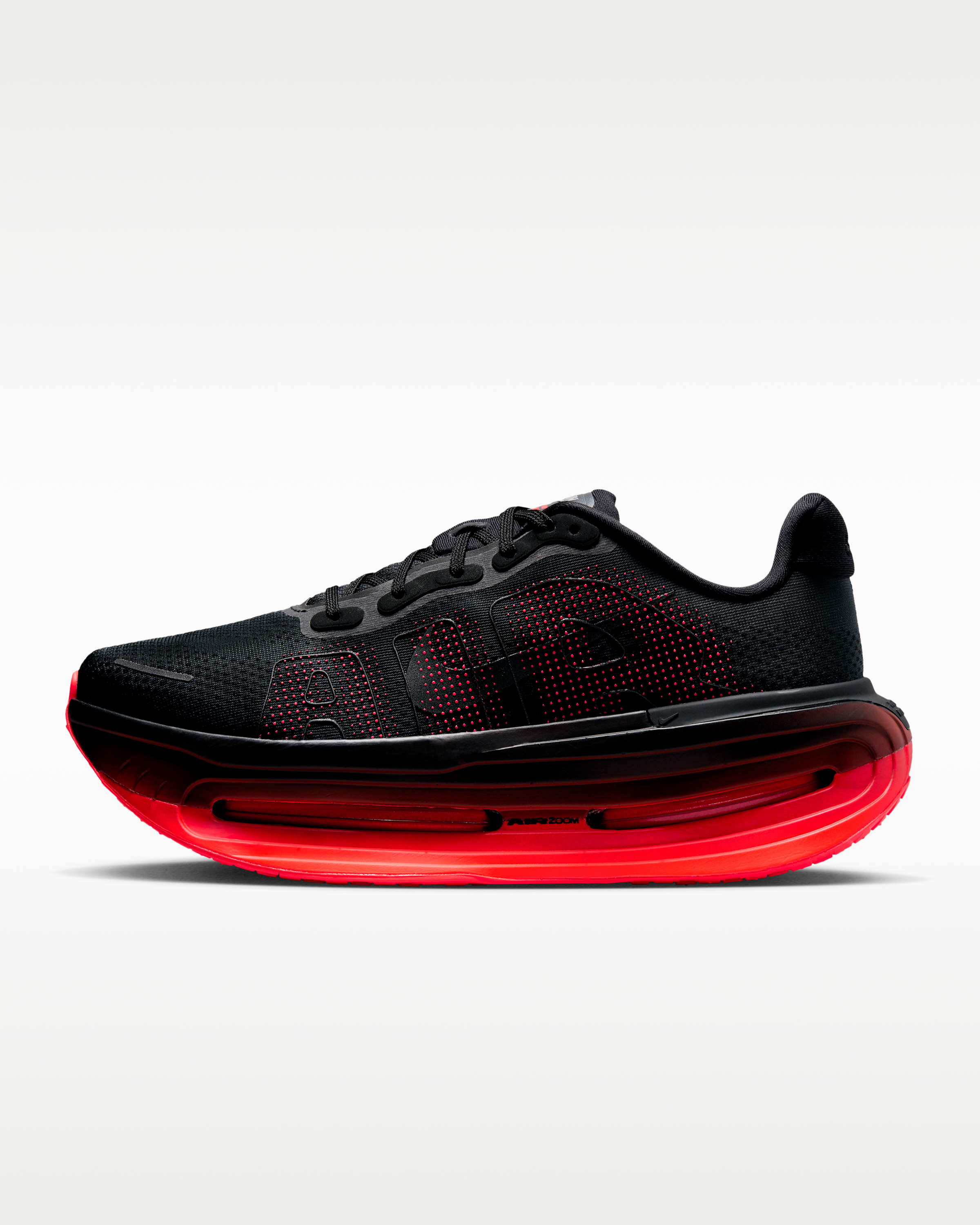 Nike Vomero Premium Men's Road Running Shoes - Black/Bright Crimson/Black - View 1