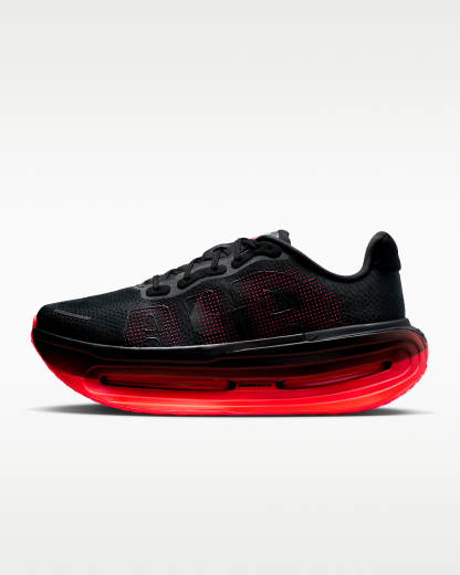Nike Vomero Premium Men's Road Running Shoes - Black/Bright Crimson/Black - View 1
