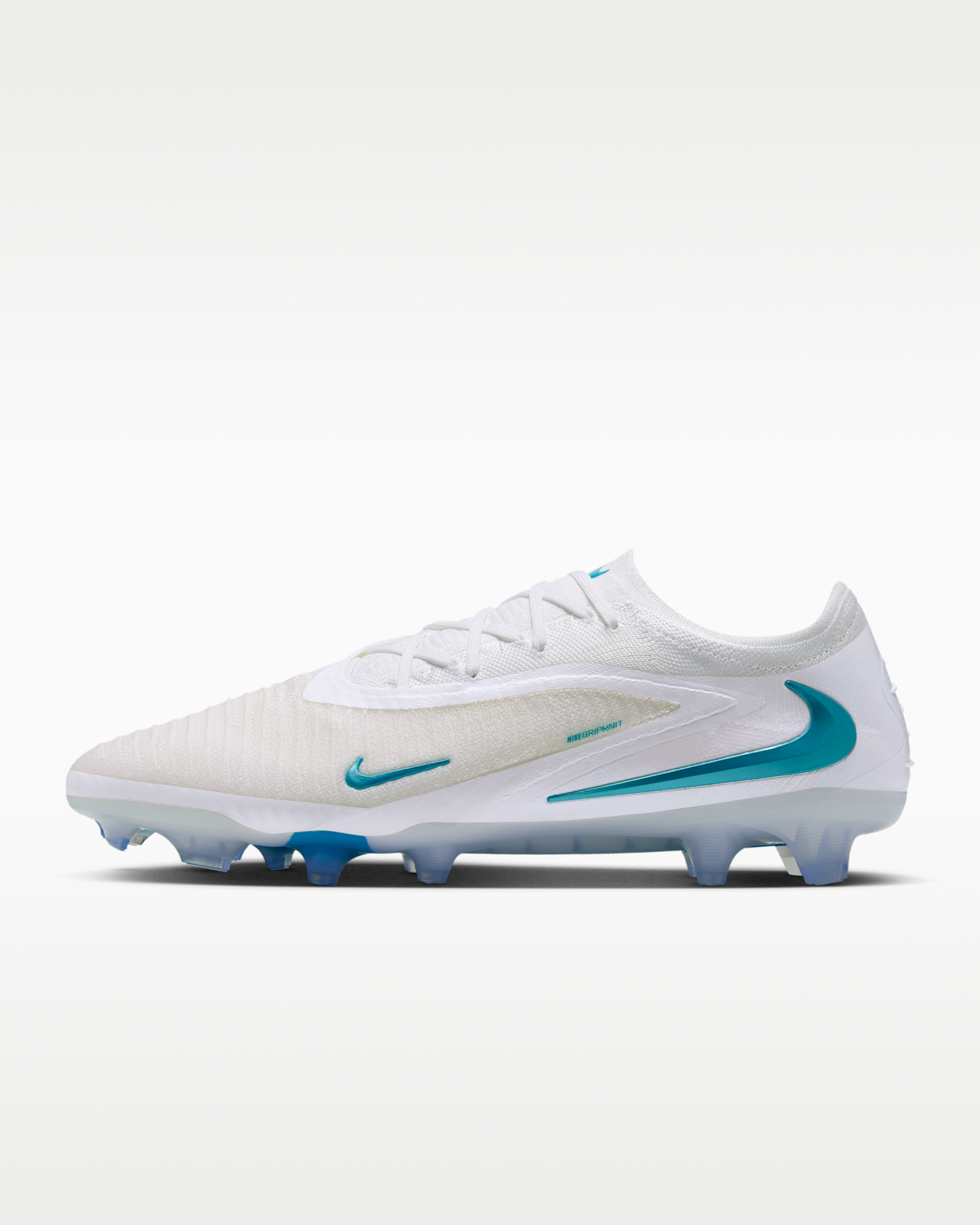 Nike Phantom 6 Low Elite Firm-Ground Football Boot - White/White/Dusty Cactus - View 1