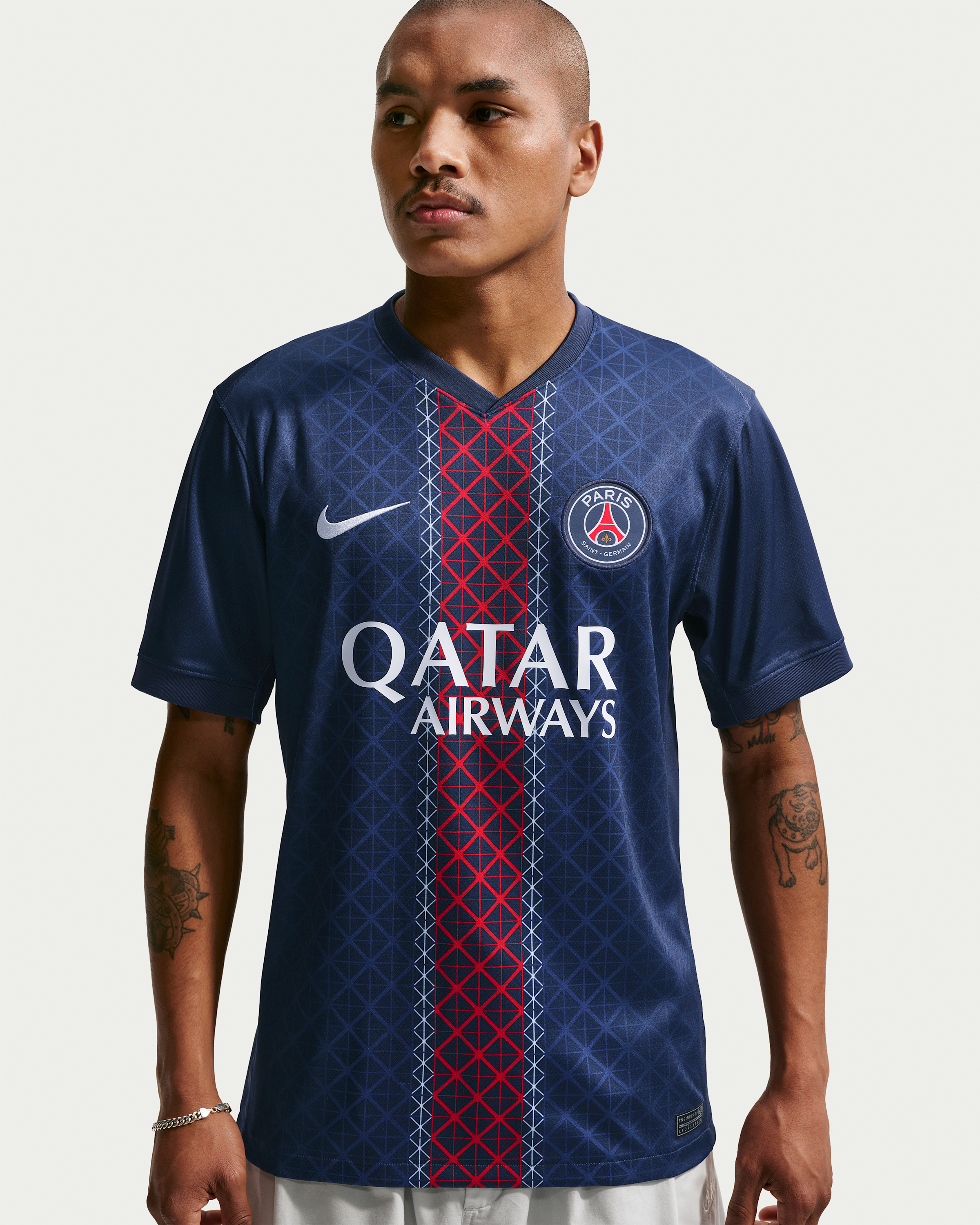 Paris Saint-Germain 2025/26 Stadium Home Men's Nike Dri-FIT Football Replica Shirt - Midnight Navy/Midnight Navy/White - View 1