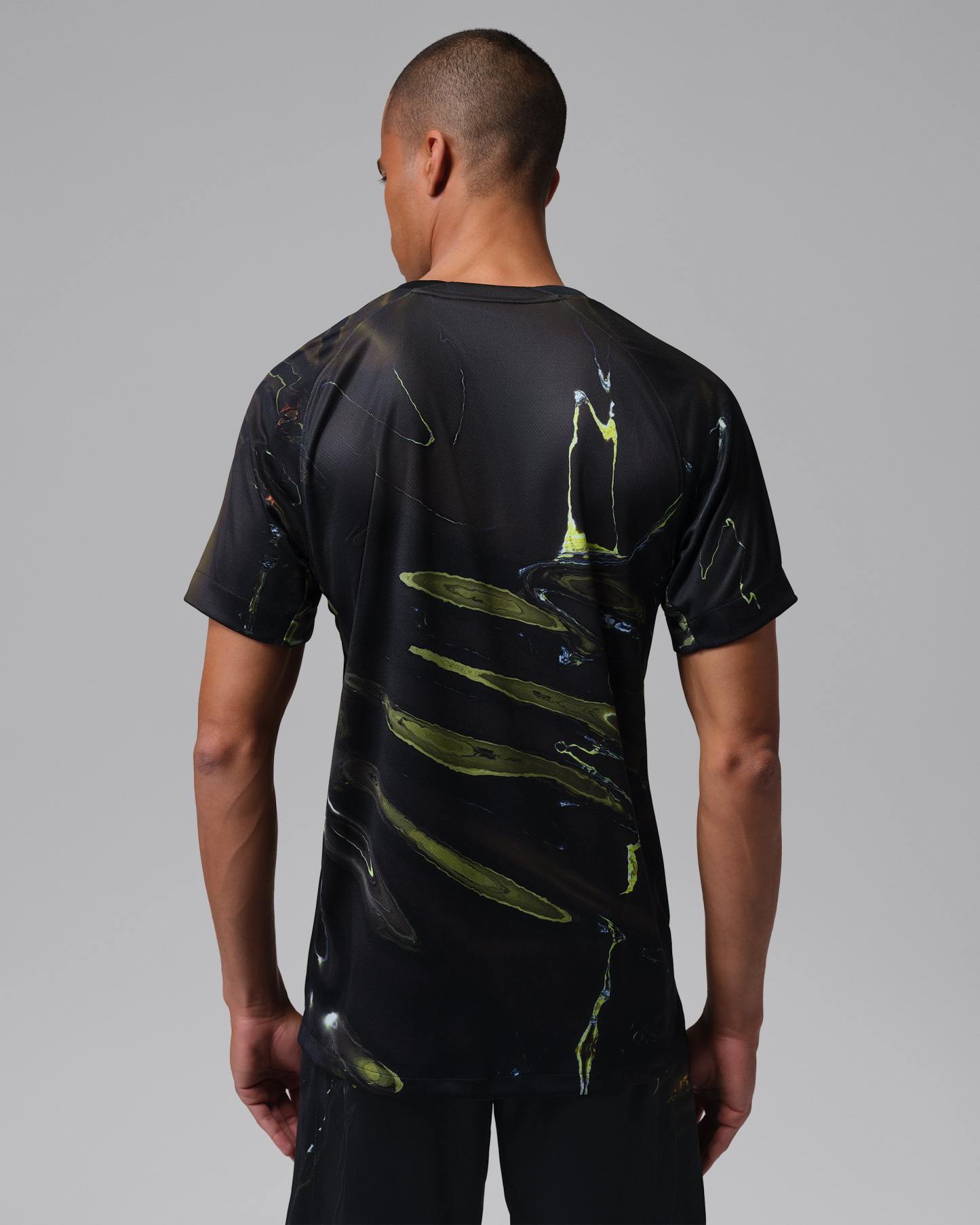 Paris Saint-Germain 2026 Stadium Night Edition Men's Jordan Dri-FIT Football Replica Jersey - Black/White/Black - View 2