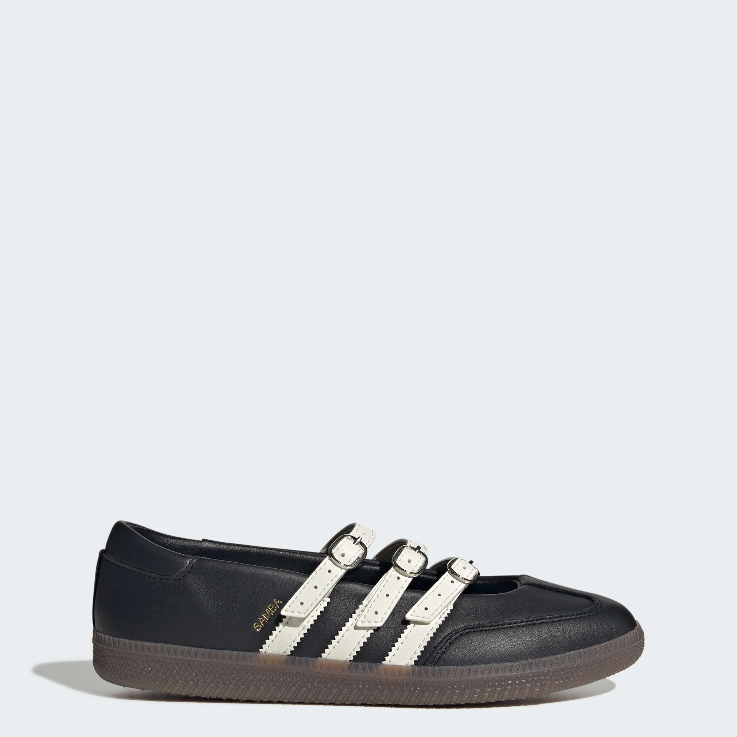 adidas SAMBA BALLET SHOES - Core Black / Off White / Gum - View 1