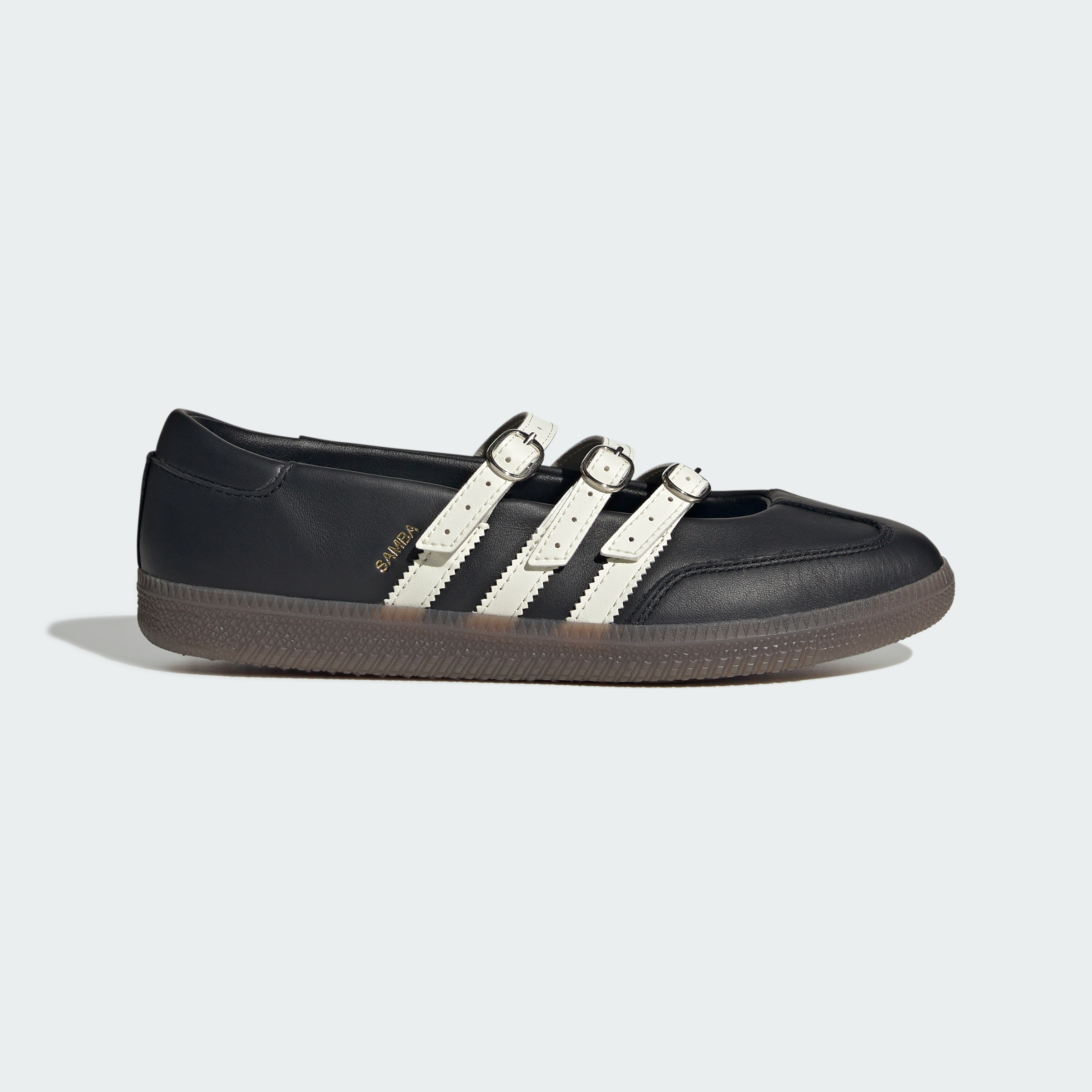 adidas SAMBA BALLET SHOES - Core Black / Off White / Gum - View 2