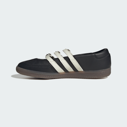 adidas SAMBA BALLET SHOES - Core Black / Off White / Gum - View 7