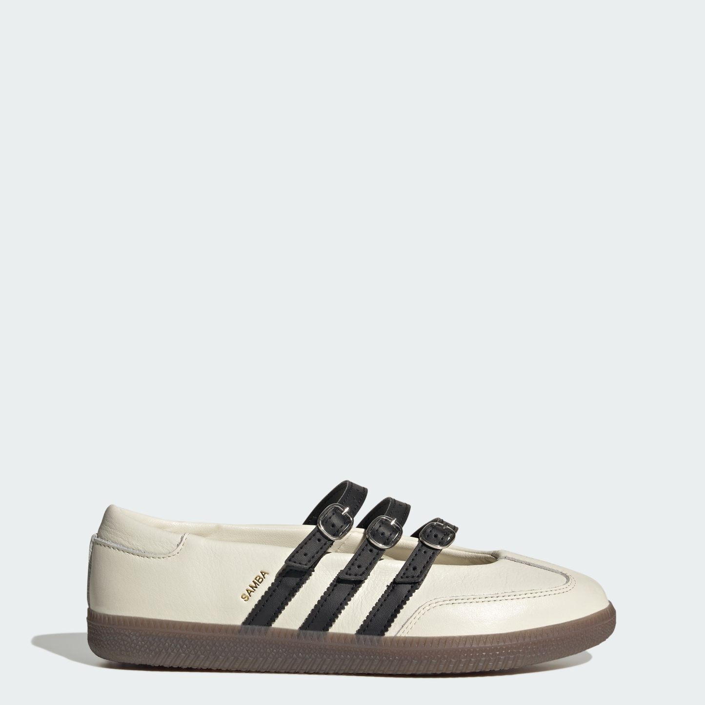 adidas SAMBA BALLET SHOES - Off White / Core Black / Gum - View 1