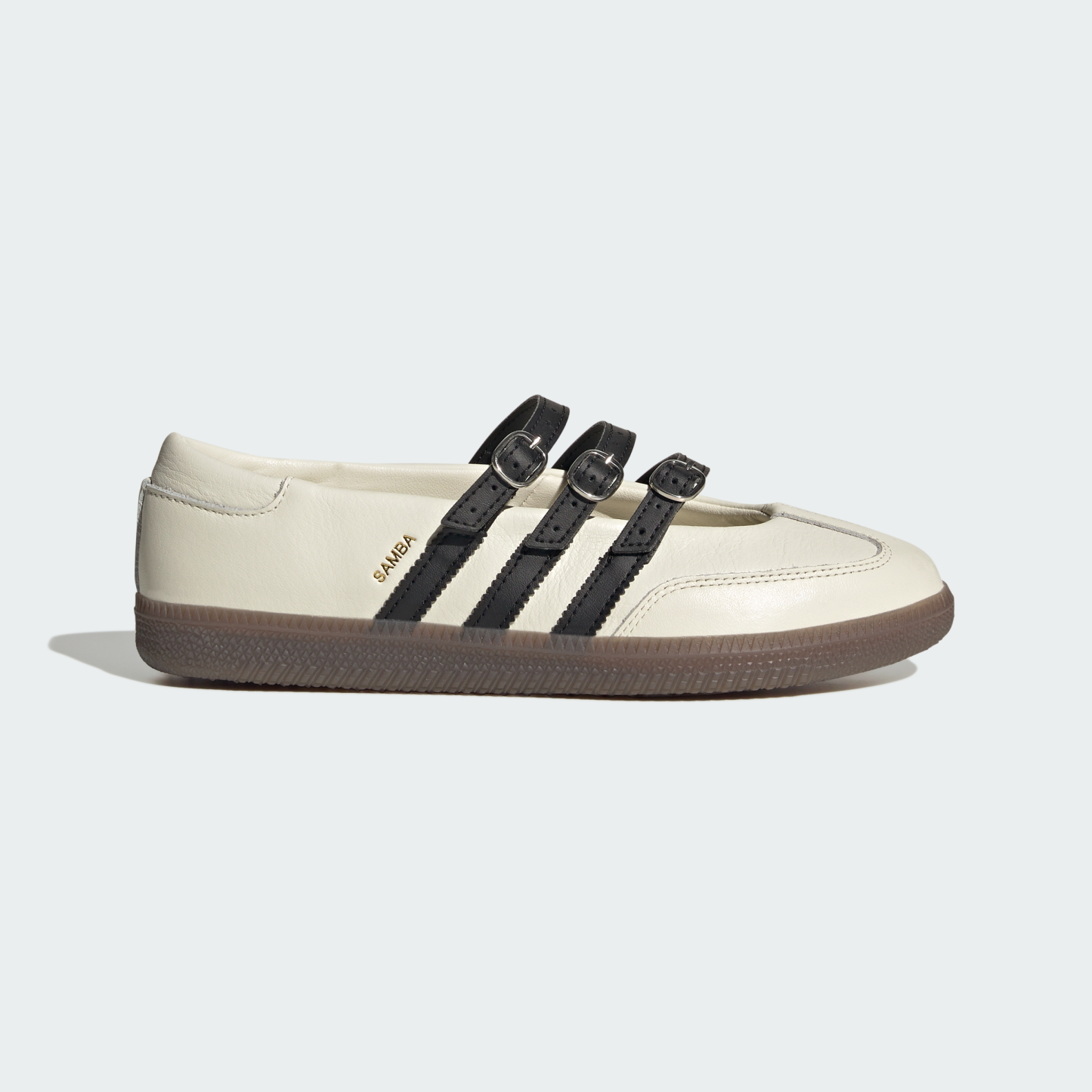 adidas SAMBA BALLET SHOES - Off White / Core Black / Gum - View 2