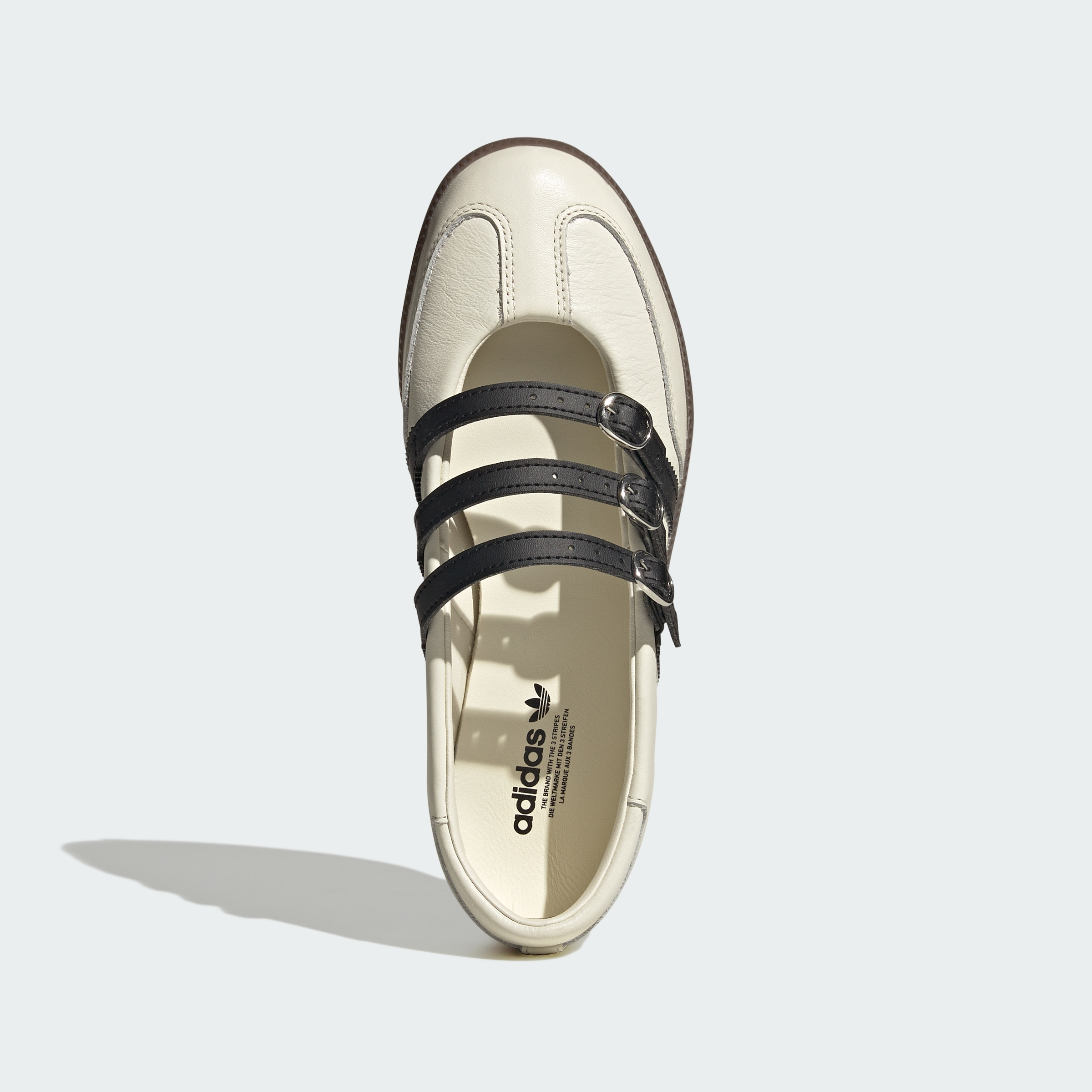 adidas SAMBA BALLET SHOES - Off White / Core Black / Gum - View 3