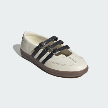 adidas SAMBA BALLET SHOES - Off White / Core Black / Gum - View 5
