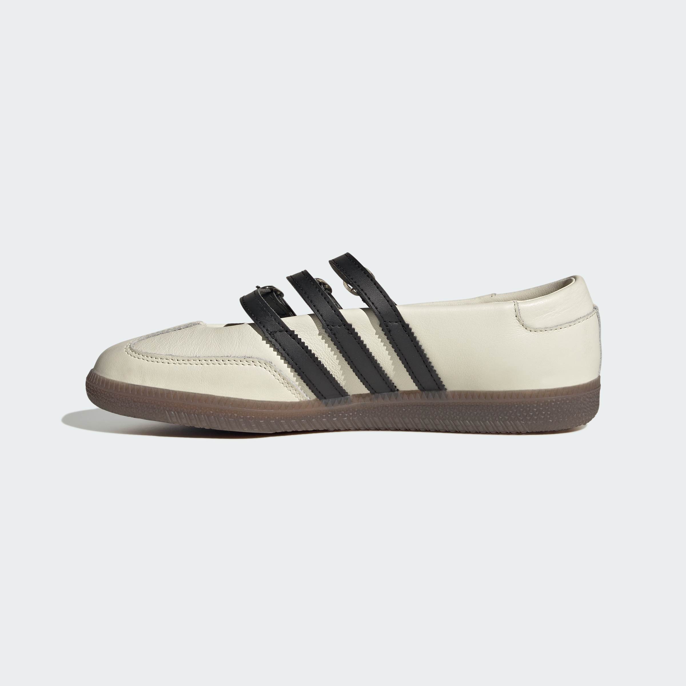 adidas SAMBA BALLET SHOES - Off White / Core Black / Gum - View 7