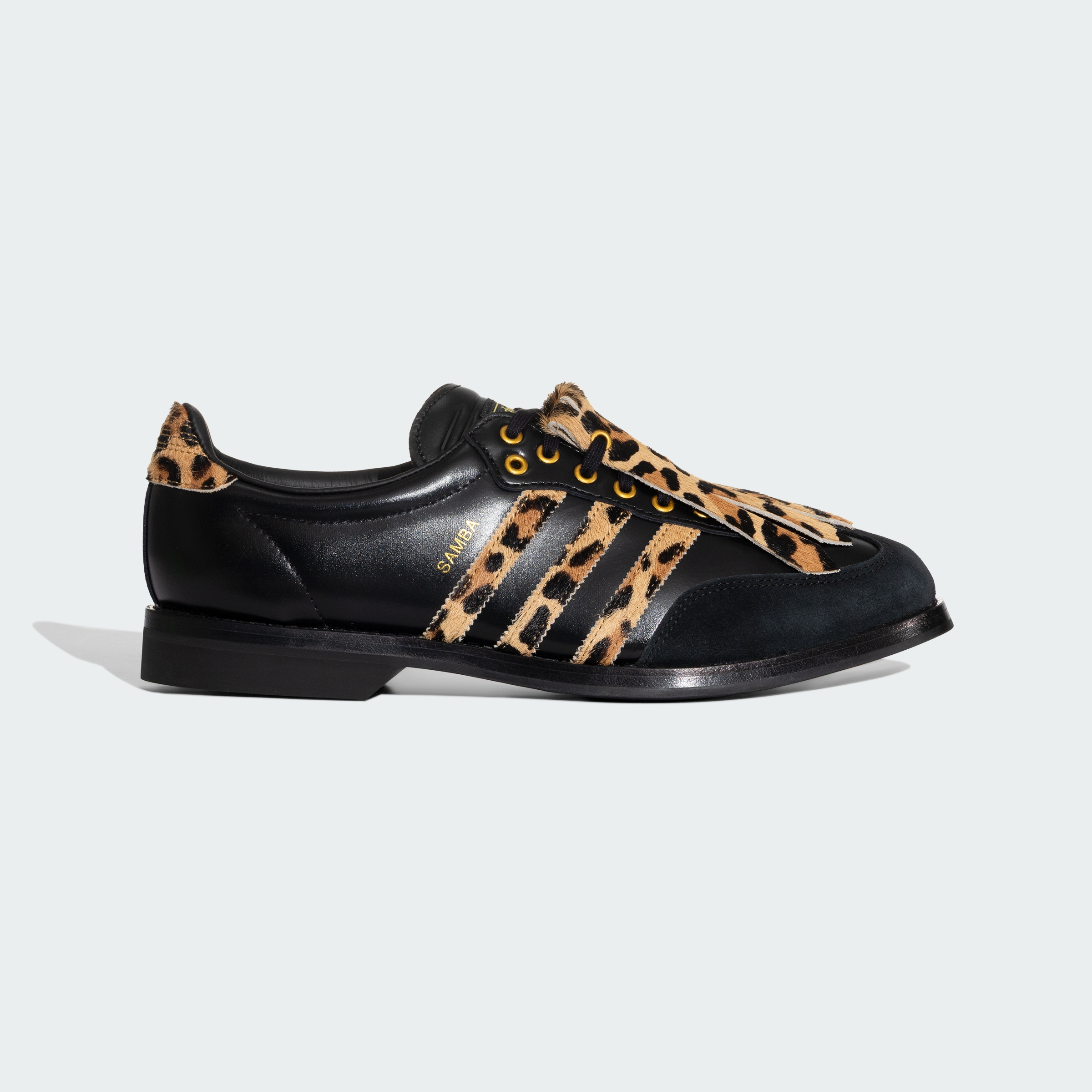 adidas SAMBA BOWLING - Core Black / Supplier Colour / Gold Metallic - View 2