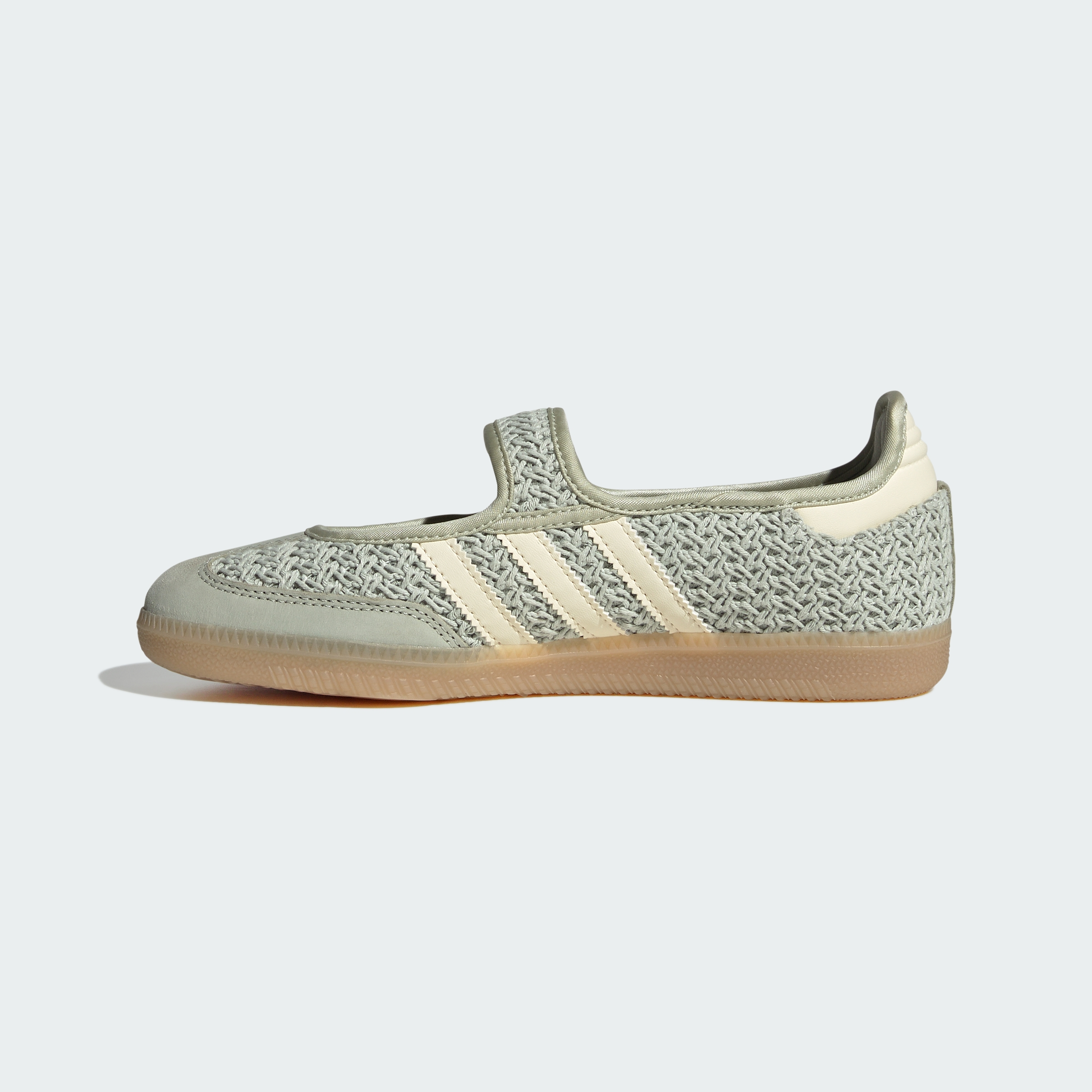 adidas SAMBA JANE SHOES - Halo Green / Warm Vanilla / Gold Metallic - View 7