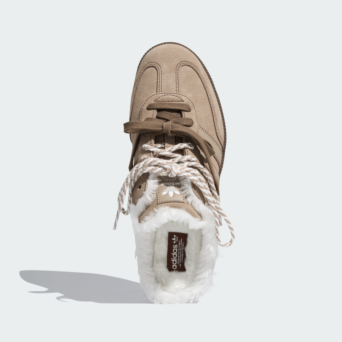 adidas SAMBA OG MULE SHOES - Preloved Brown / Core White / Gold Metallic - View 3