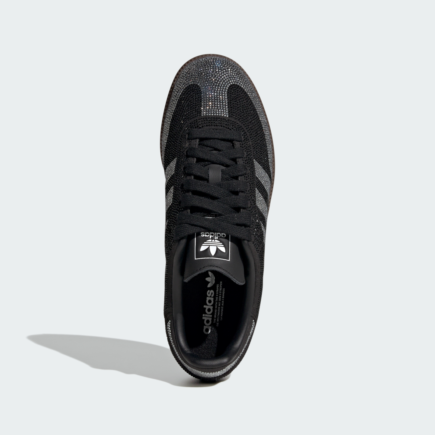 adidas SAMBA OG SHOES - Core Black / Core Black / Cloud White - View 3