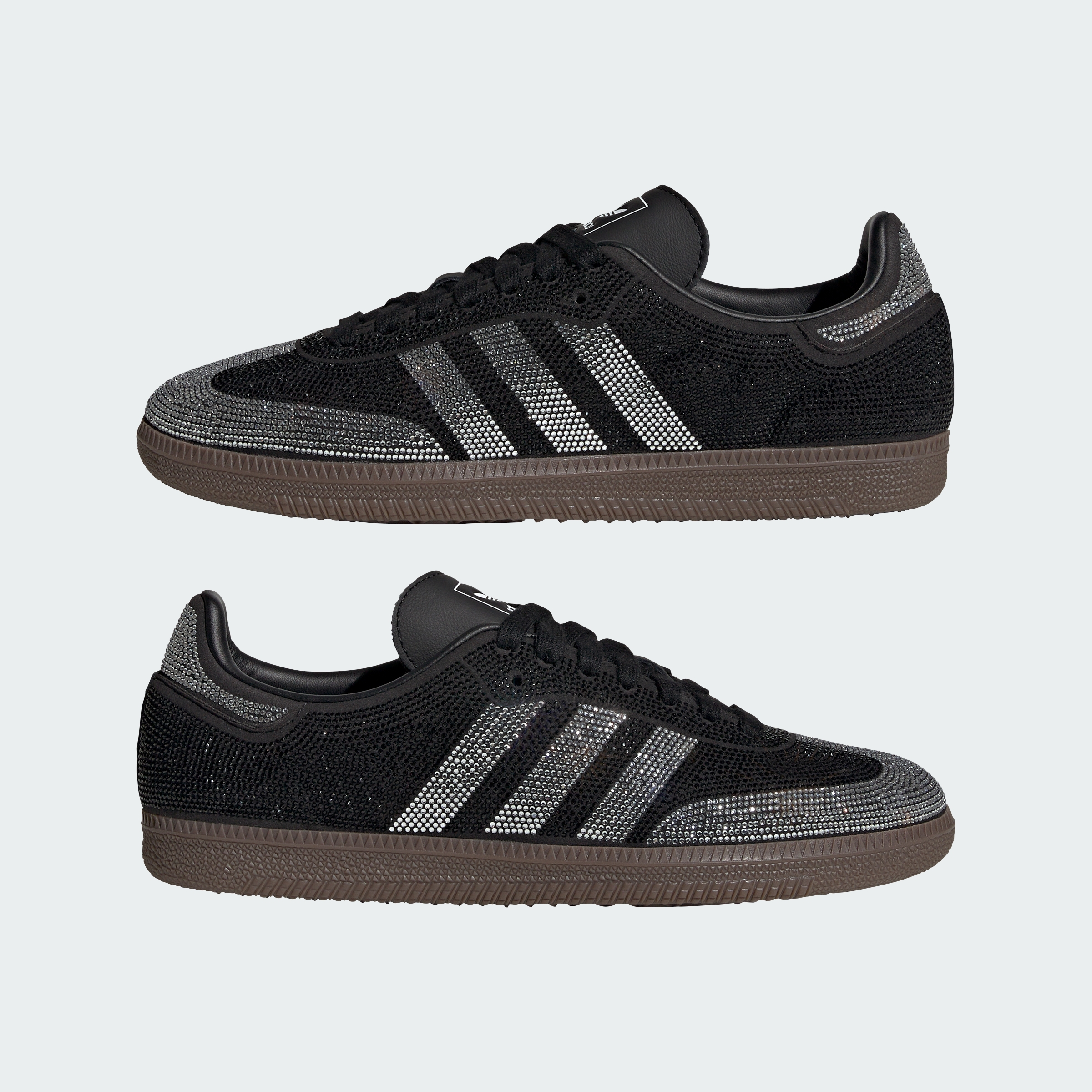 adidas SAMBA OG SHOES - Core Black / Core Black / Cloud White - View 8