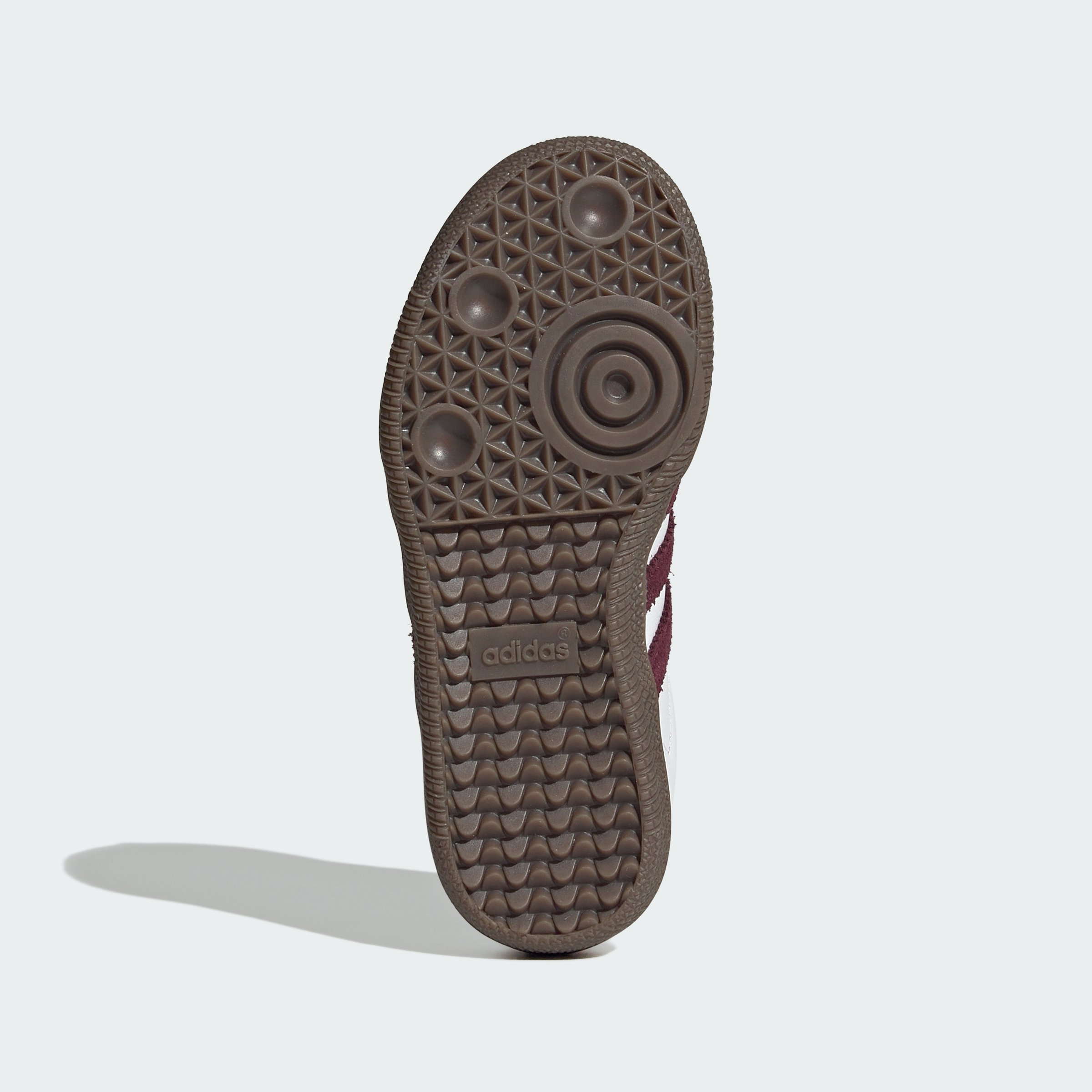 adidas SAMBA OG SHOES - Cloud White / Maroon / Gum - View 4