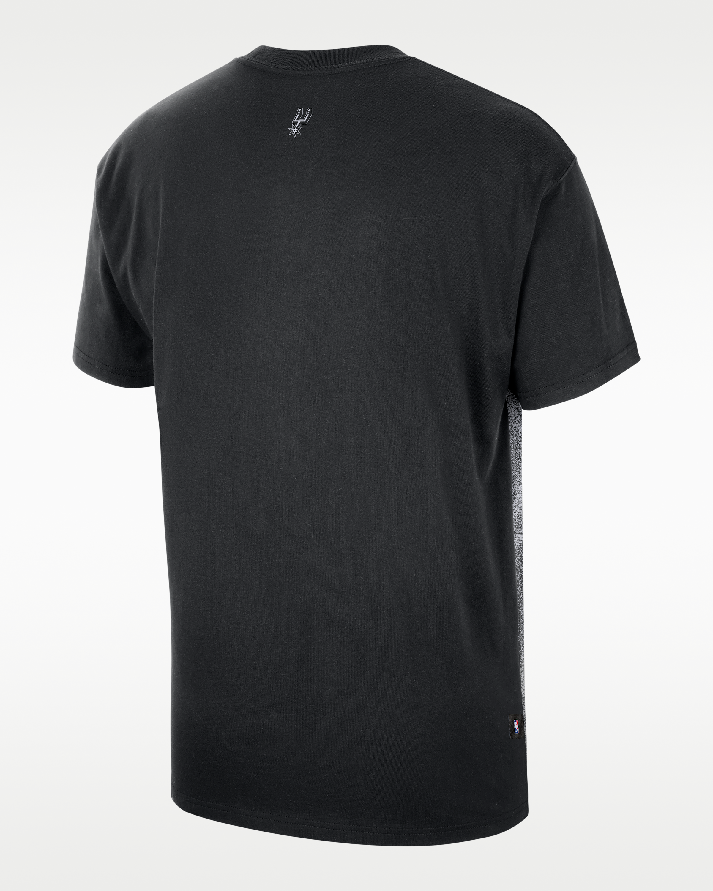 San Antonio Spurs Men's Basketball T-Shirt - Black - View 2