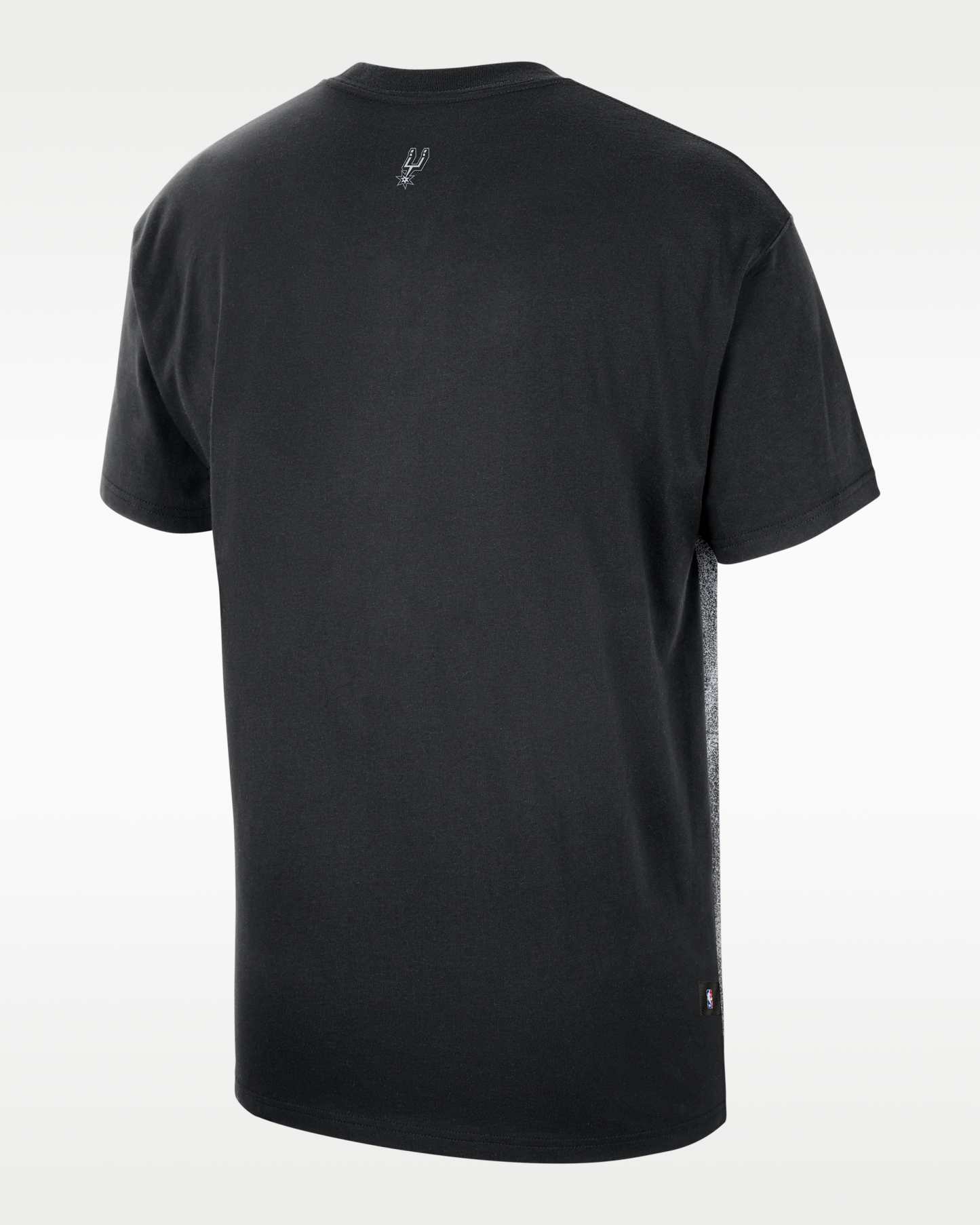 San Antonio Spurs Men's Basketball T-Shirt - Black - View 2