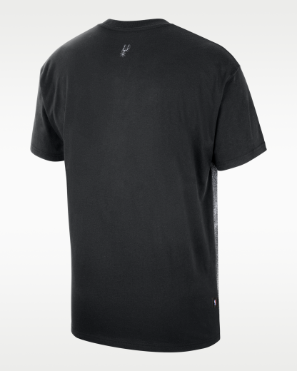 San Antonio Spurs Men's Basketball T-Shirt - Black - View 2