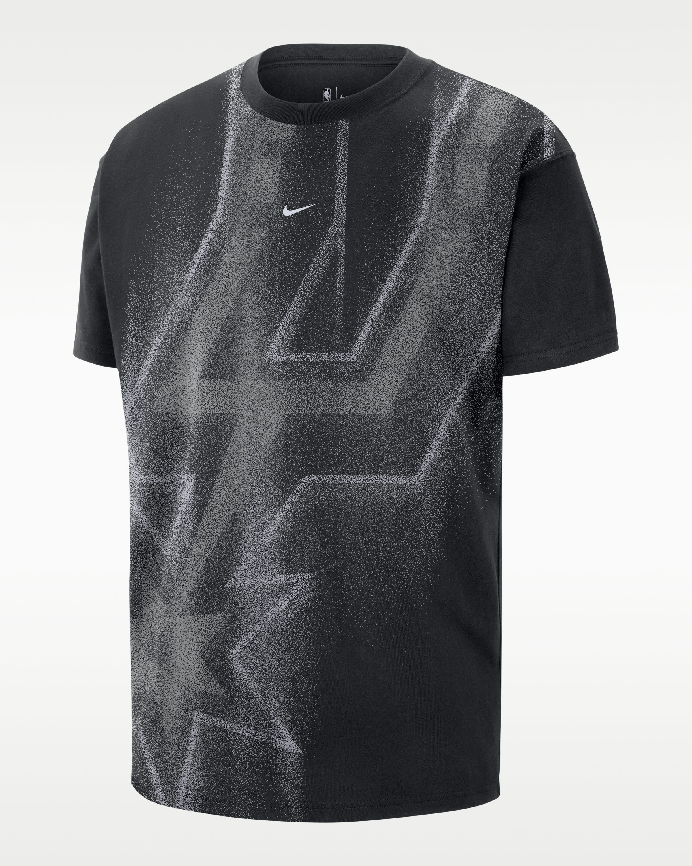 San Antonio Spurs Men's Basketball T-Shirt - Black - View 1