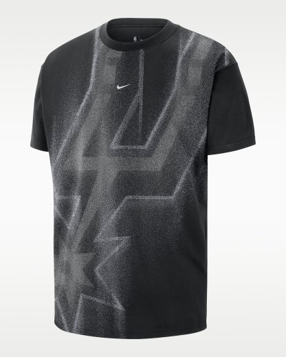 San Antonio Spurs Men's Basketball T-Shirt - Black - View 1
