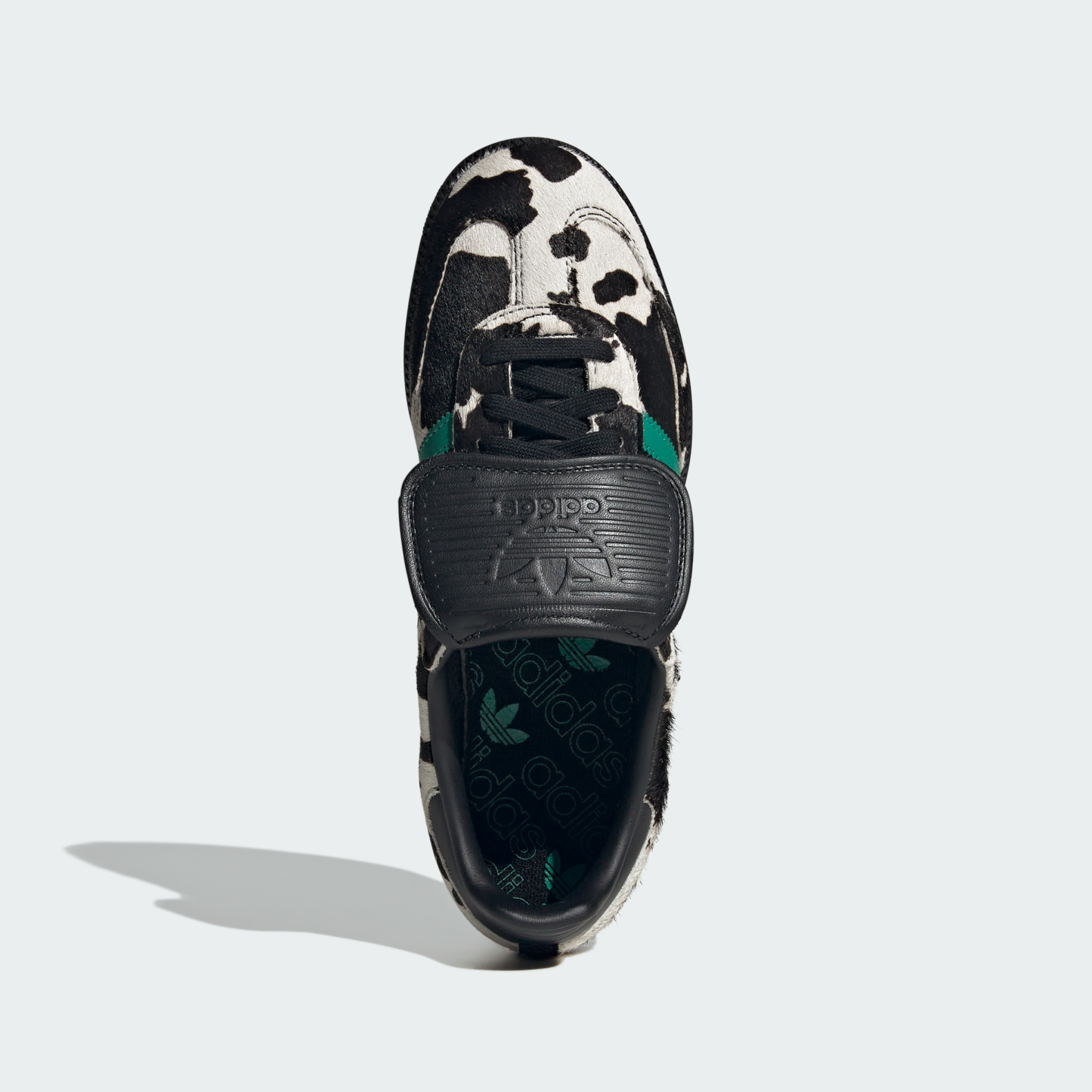adidas Samba LT Shoes - Core Black / Lucid Blue / Gold Metallic - View 3