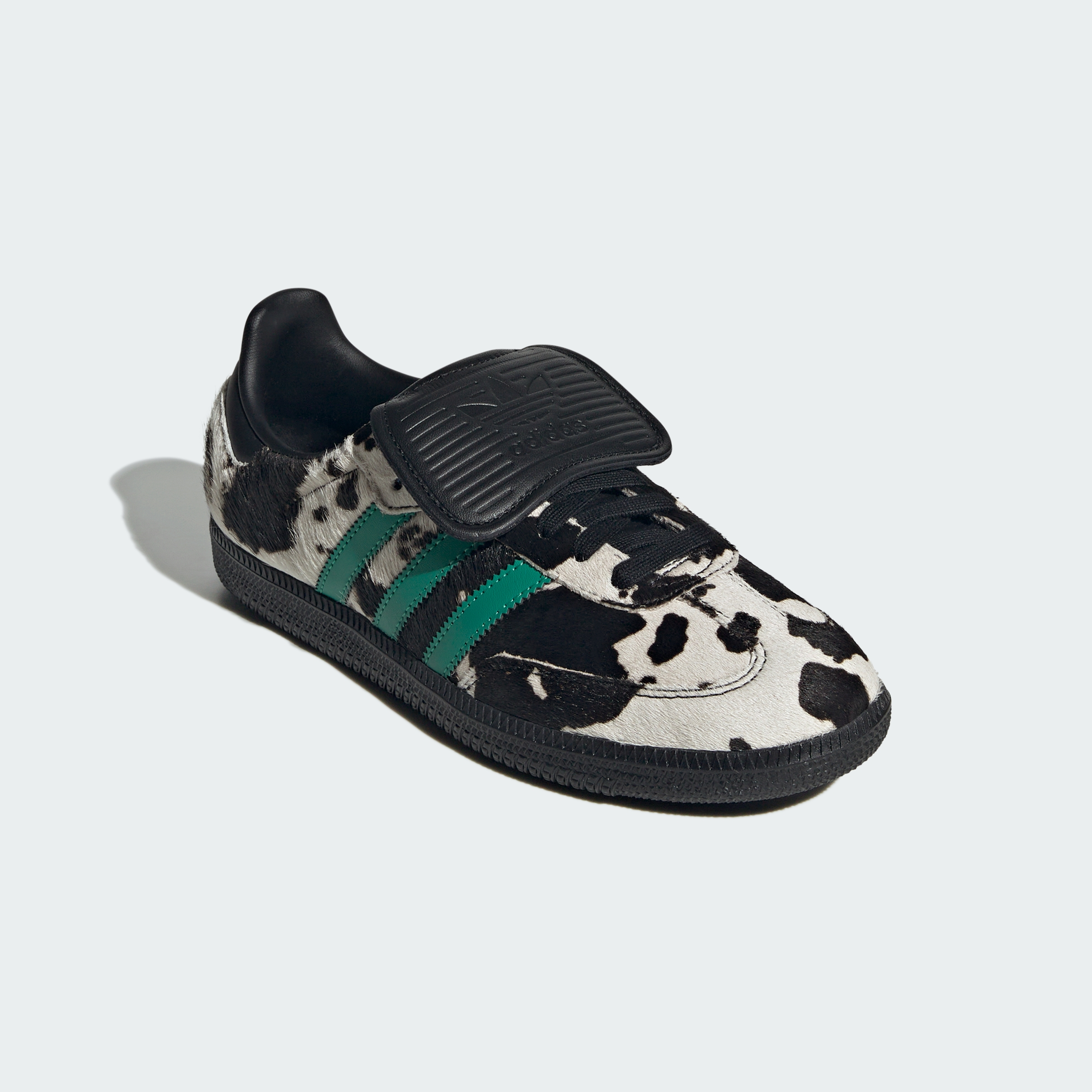 adidas Samba LT Shoes - Core Black / Lucid Blue / Gold Metallic - View 5