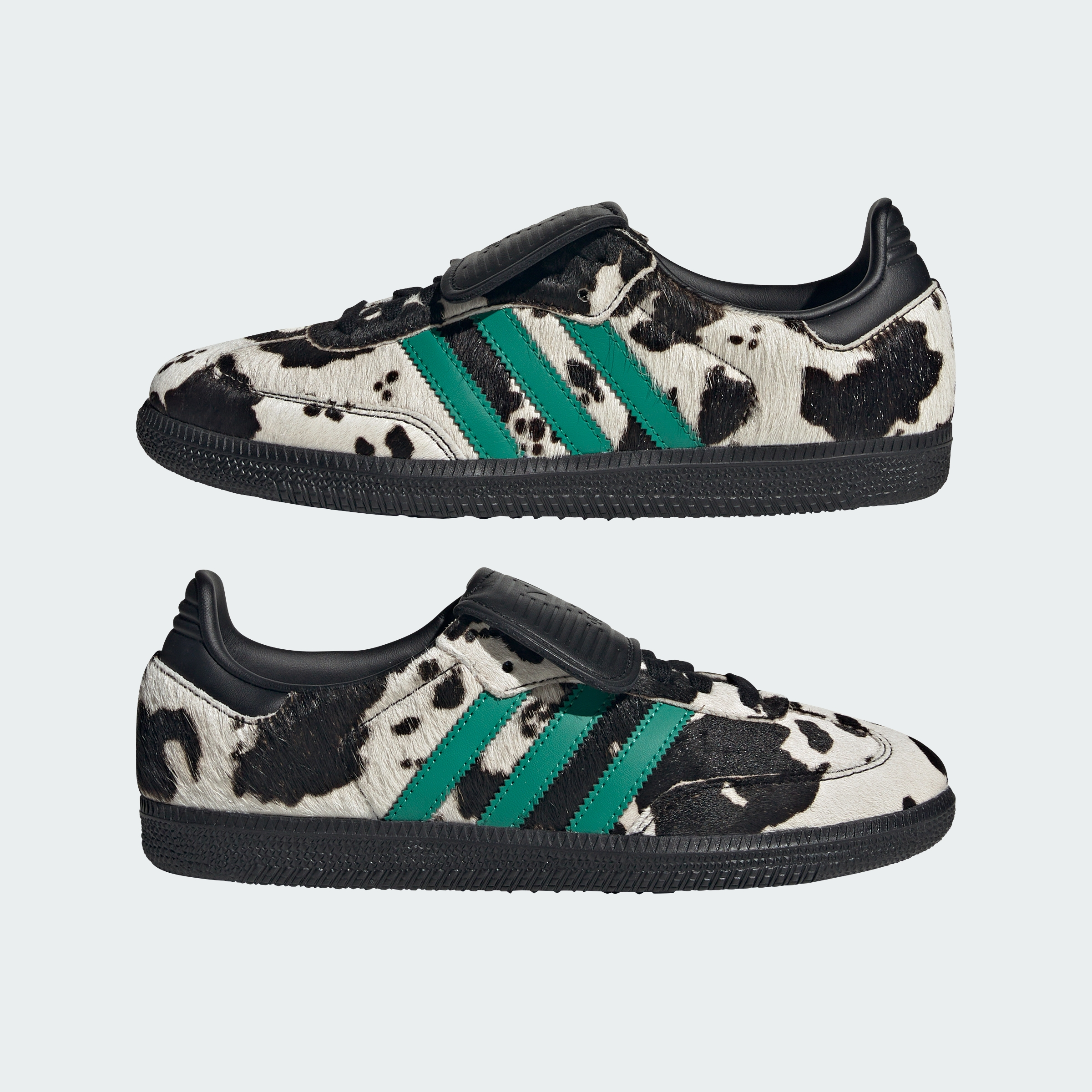 adidas Samba LT Shoes - Core Black / Lucid Blue / Gold Metallic - View 8