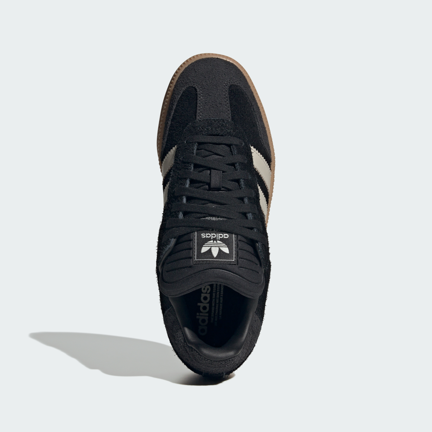 adidas Samba XLG Shoes - Core Black / Beige / Gum - View 3